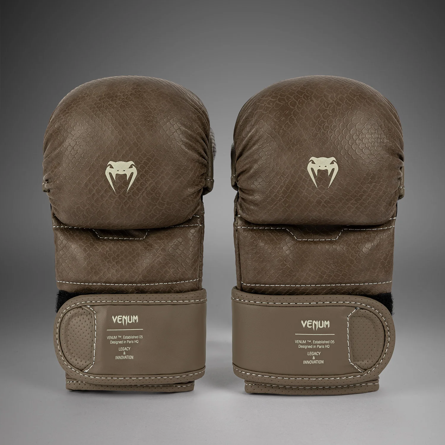 Venum Impact Evo Scales MMA Sparring Gloves - Brown