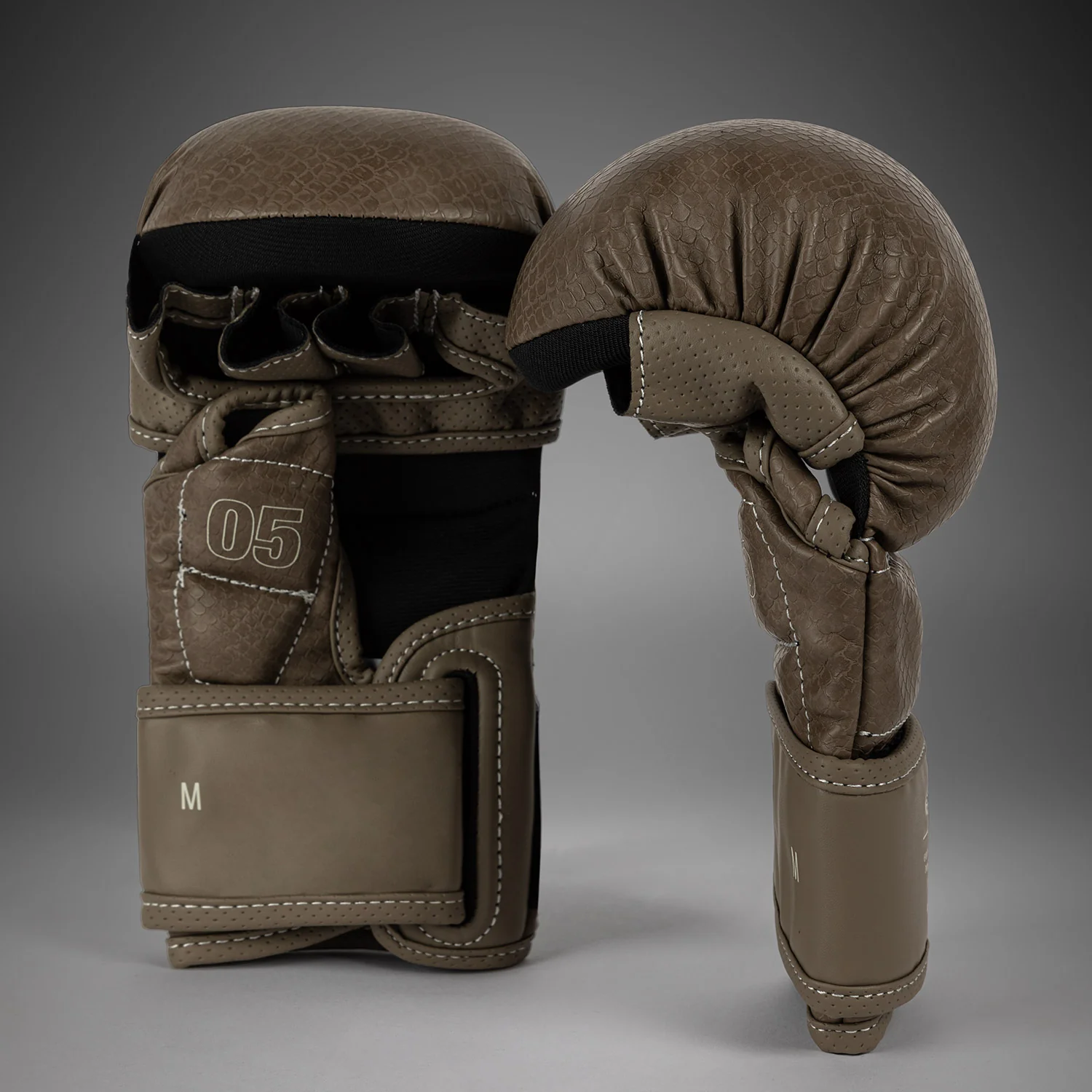 Venum Impact Evo Scales MMA Sparring Gloves - Brown - Image 4