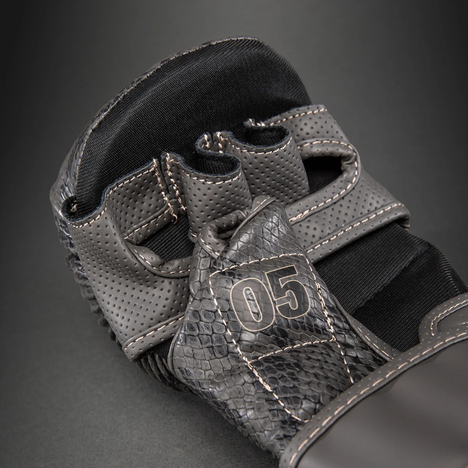 Venum Impact Evo Scales MMA Sparring Gloves - Dark Grey - Image 5