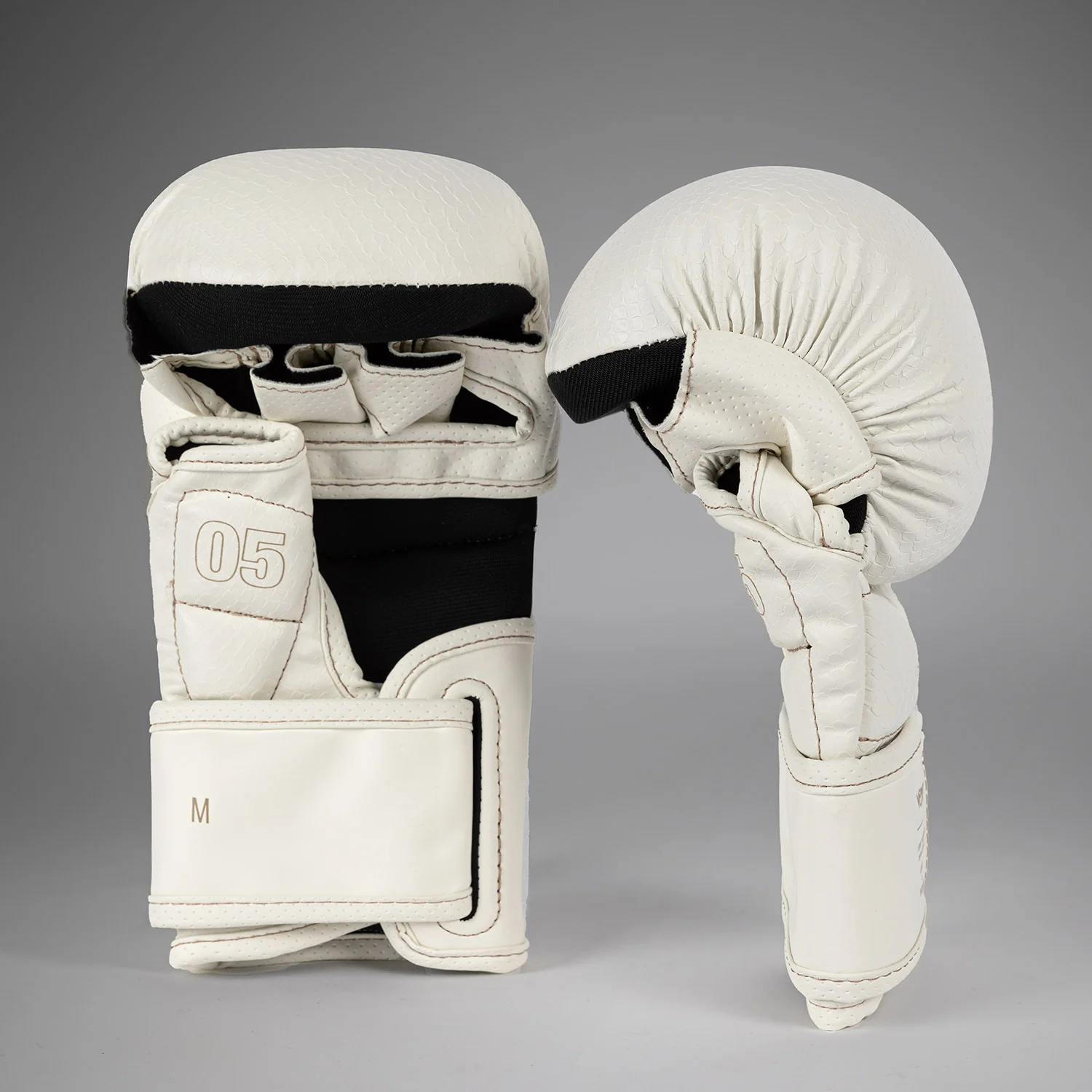 Venum Impact Evo Scales MMA Sparring Gloves - Ivory - Image 3
