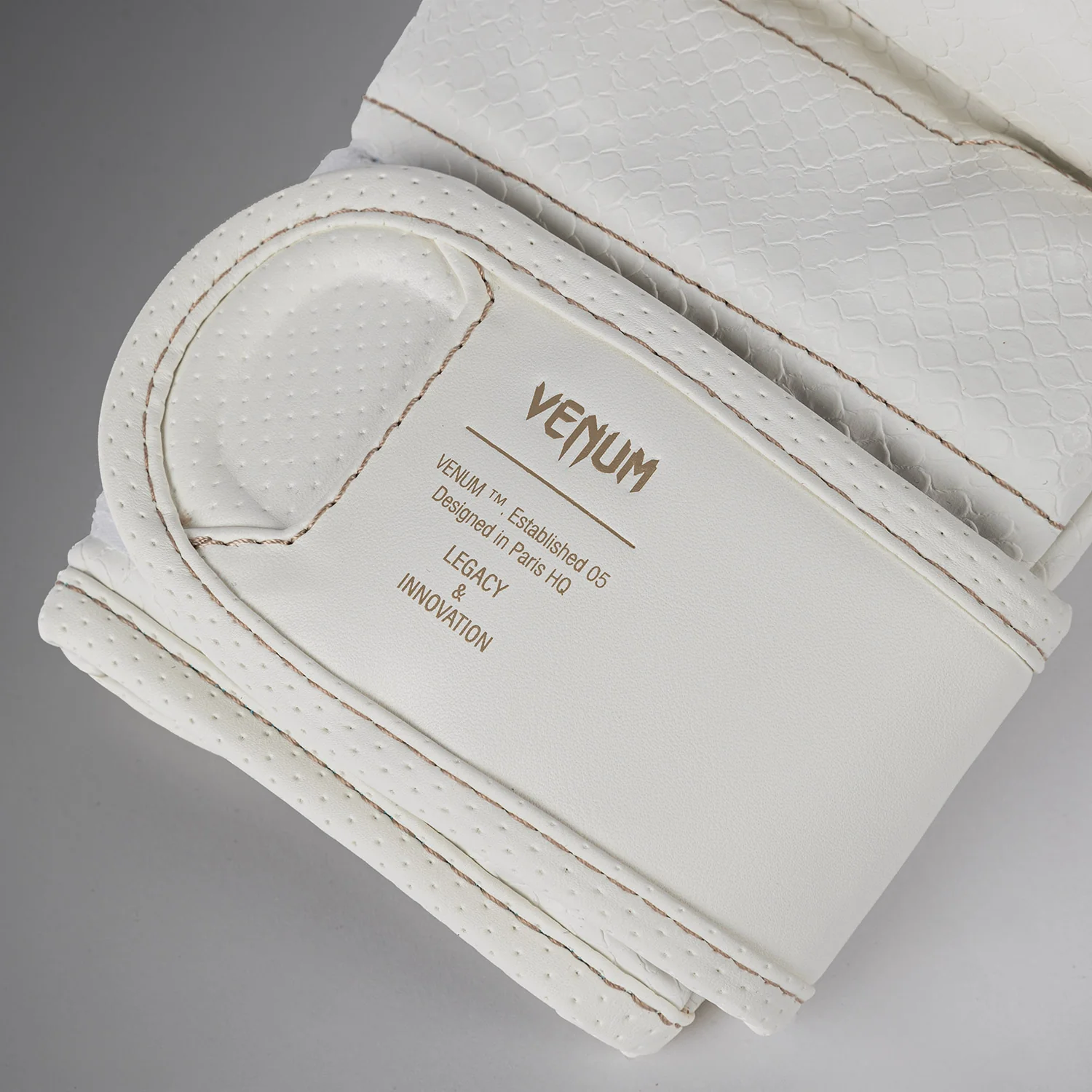 Venum Impact Evo Scales MMA Sparring Gloves - Ivory - Image 5