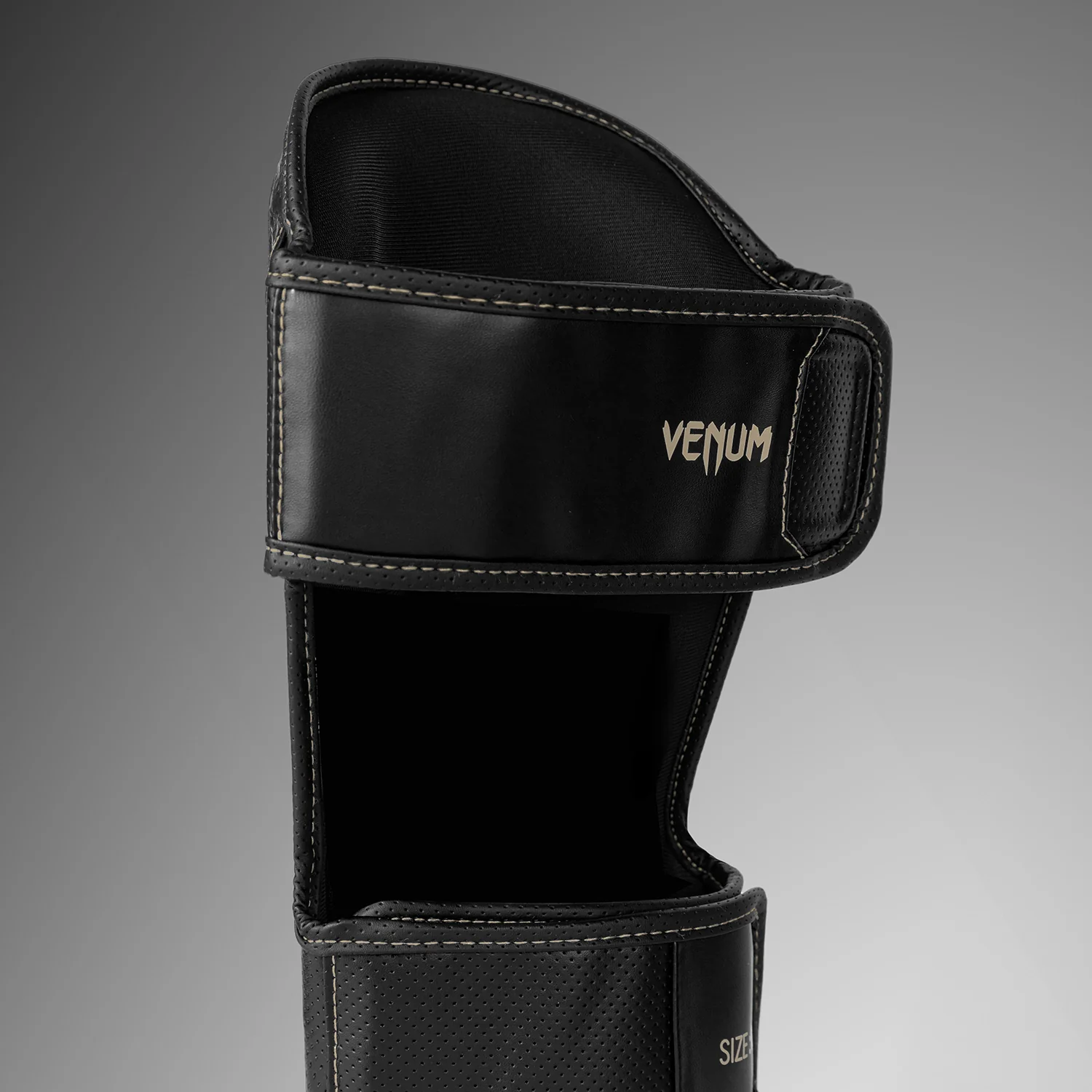 Venum Impact Evo Scales Shin Guards - Black - Image 3