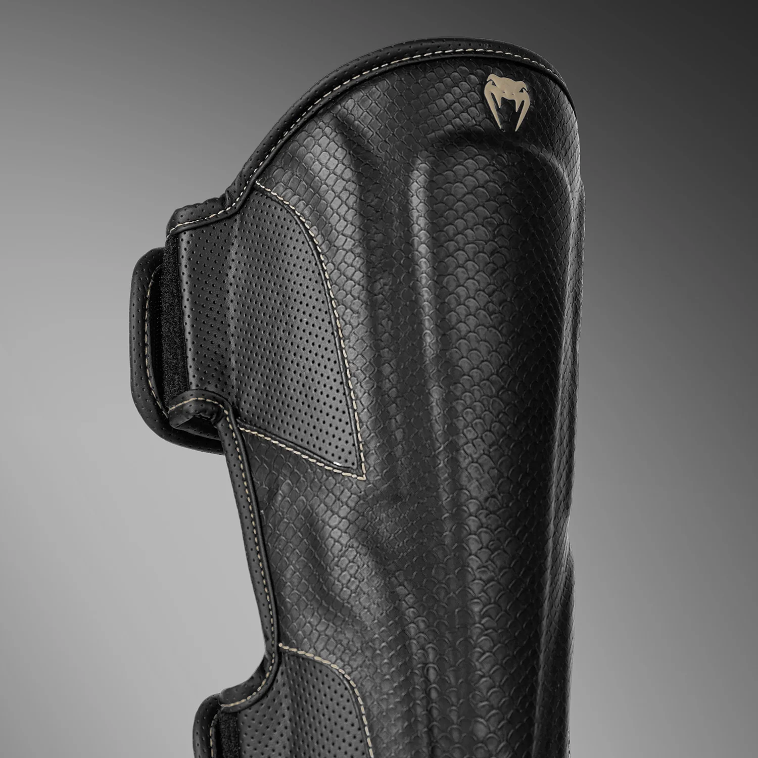 Venum Impact Evo Scales Shin Guards - Black - Image 6