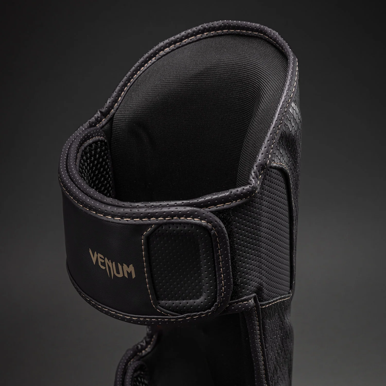 Venum Impact Evo Scales Shin Guards - Dark Grey - Image 4