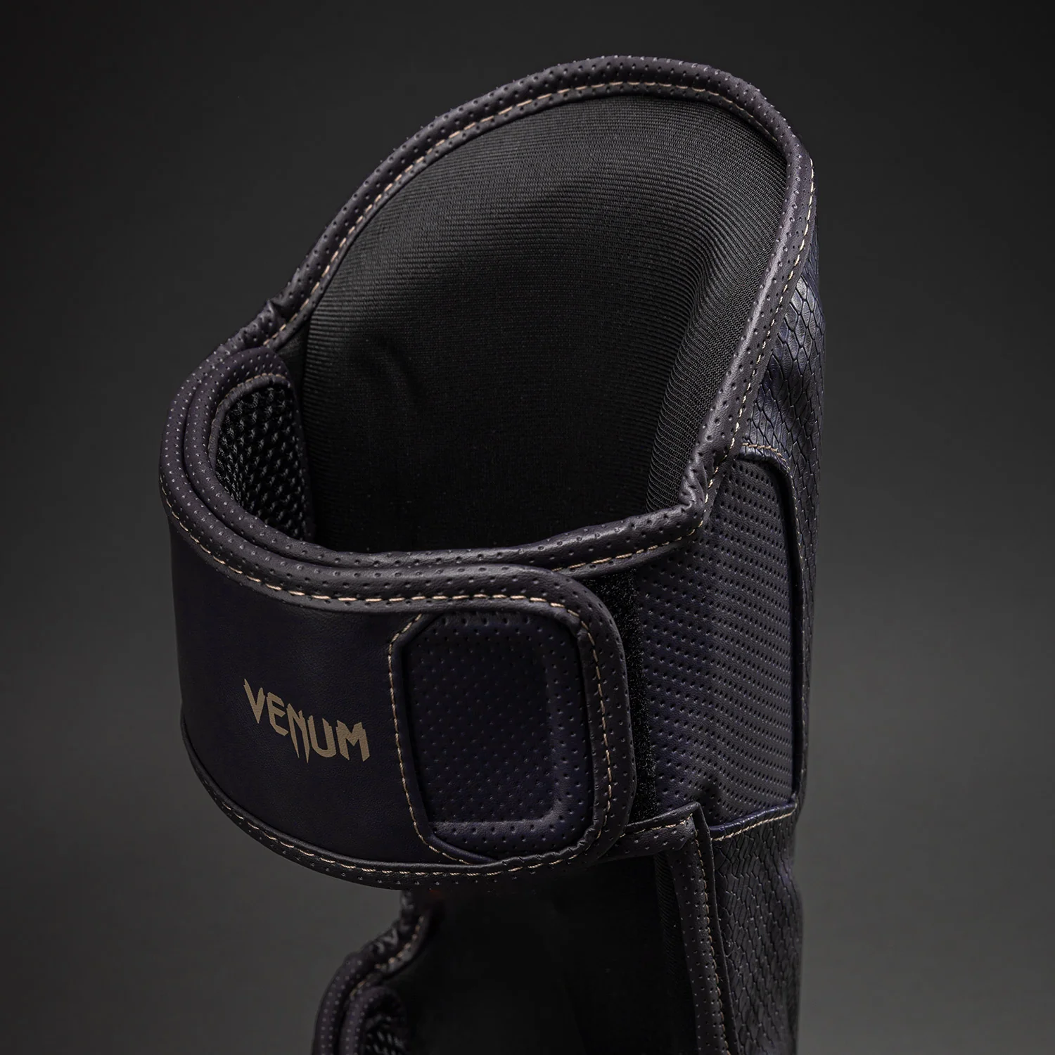 Venum Impact Evo Scales Shin Guards - Dark Purple - Image 4