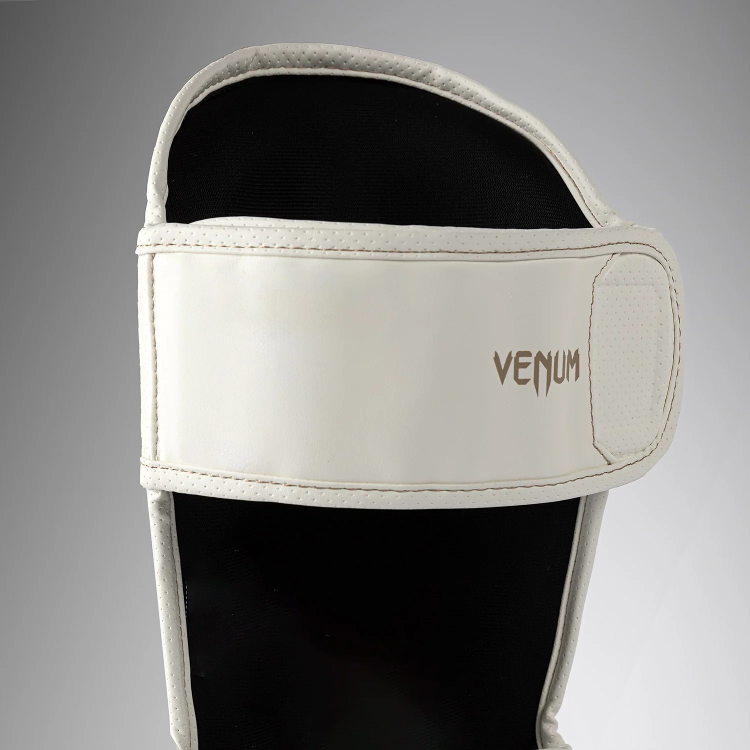 Venum Impact Evo Scales Shin Guards - Ivory - Image 5