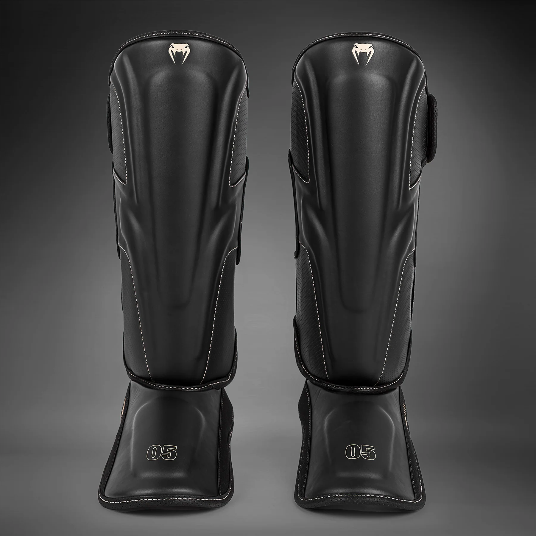 Venum Impact Evo Shinguards - Black