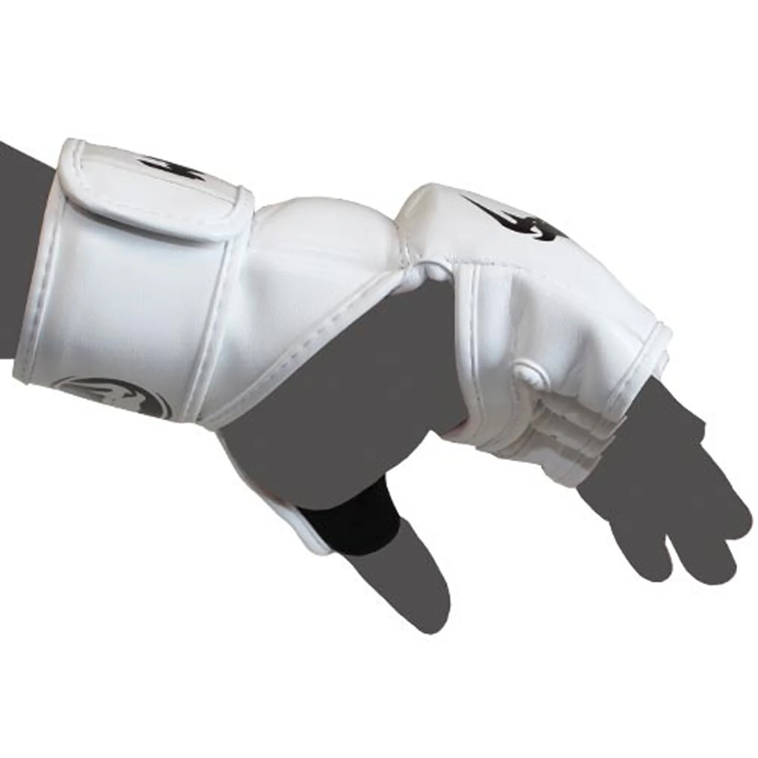 Venum Impact MMA Gloves - Skintex Leather - White - Image 6