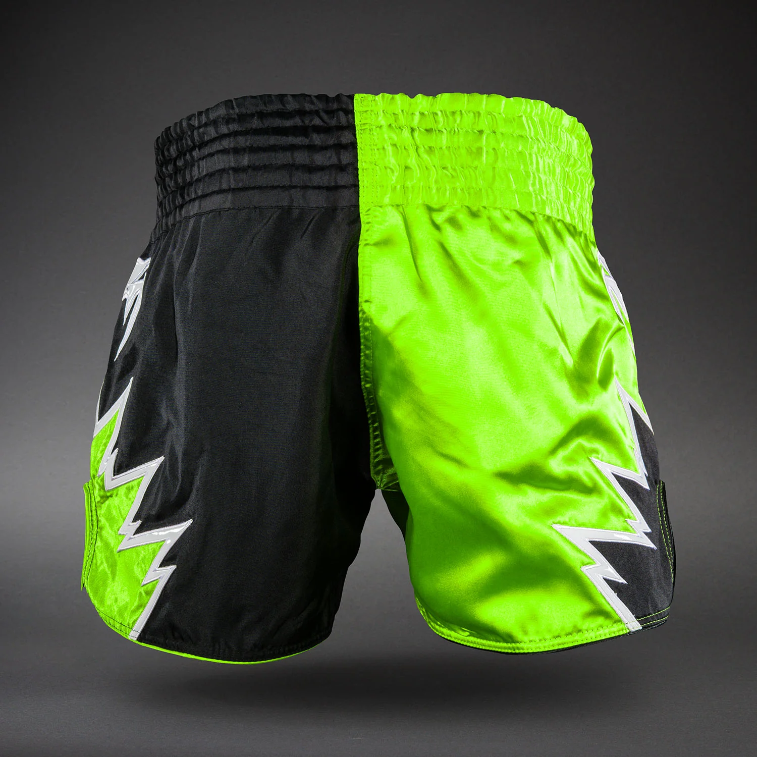 Venum Inferno 2.0 Muay Thai Shorts - Green/Black - Image 4