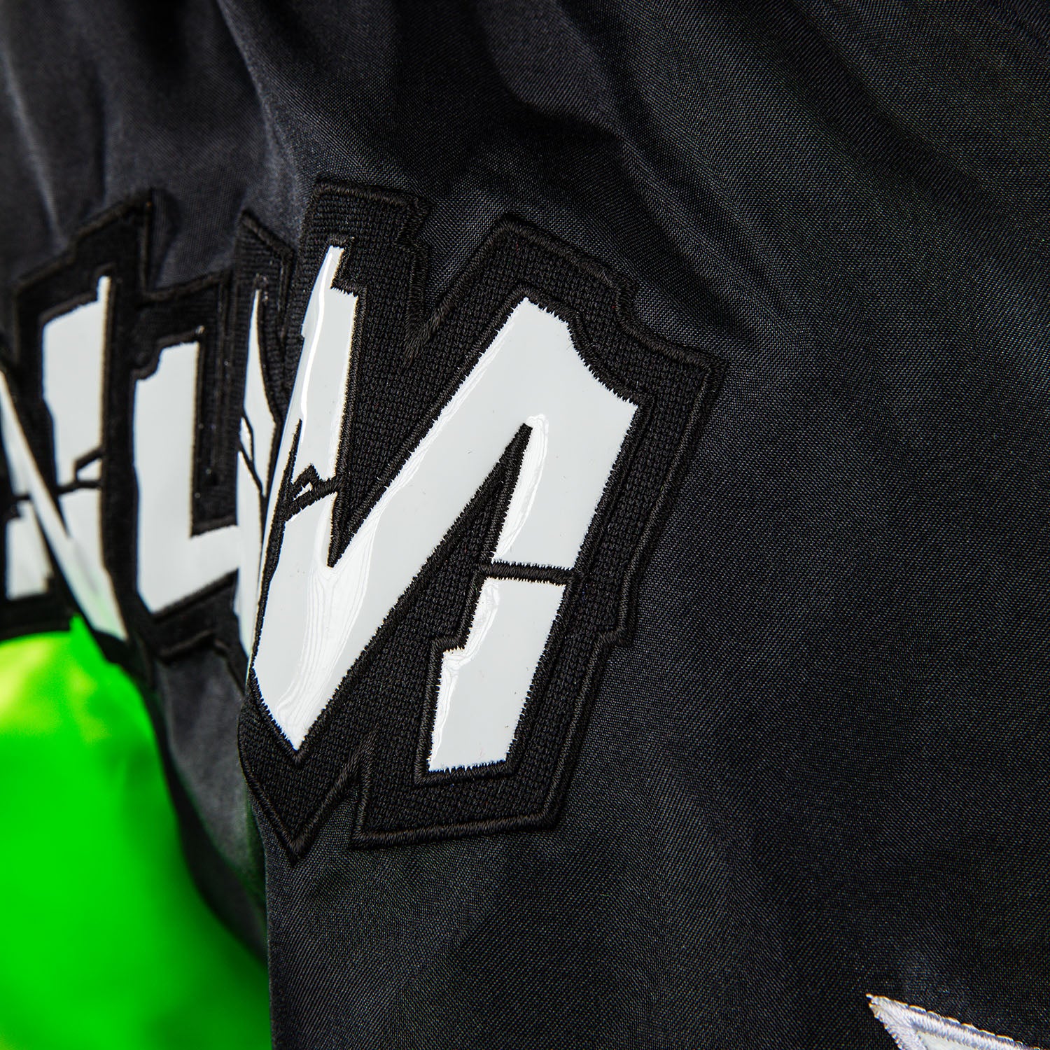 Venum Inferno 2.0 Muay Thai Shorts - Green/Black - Image 6