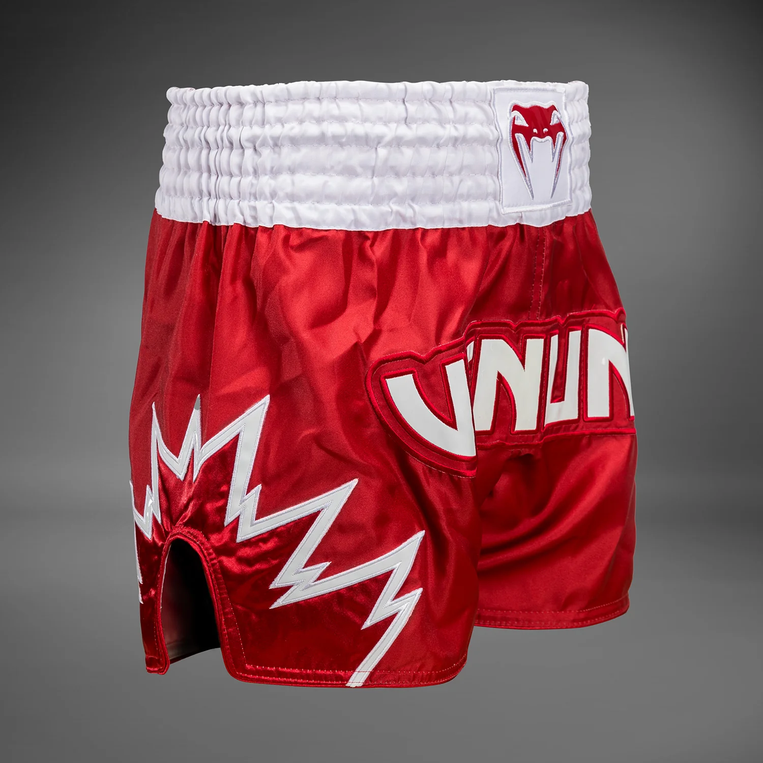 Venum Inferno Muay Thai Shorts - Red/White - Image 4