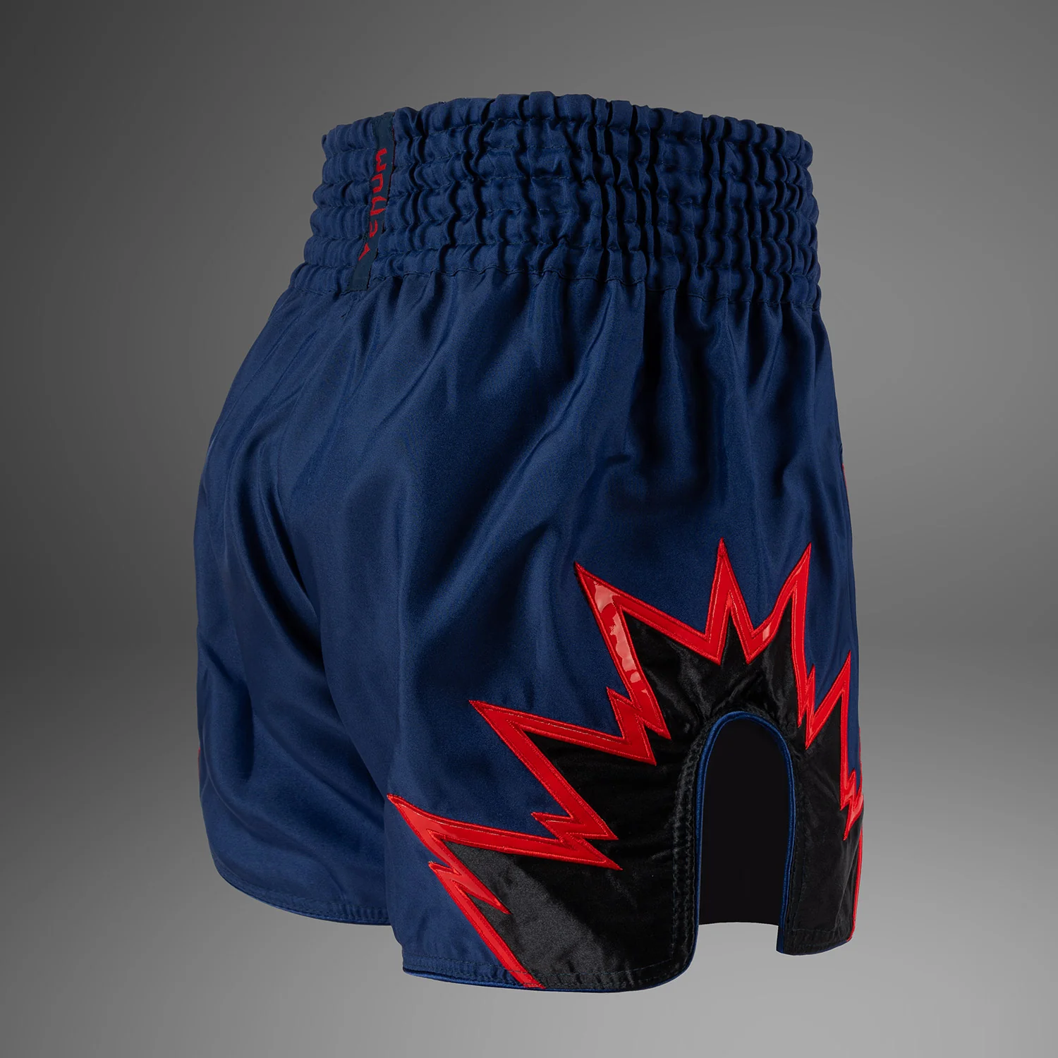 Venum Inferno Muay Thai Shorts - Royal Blue/Red/Black - Image 2