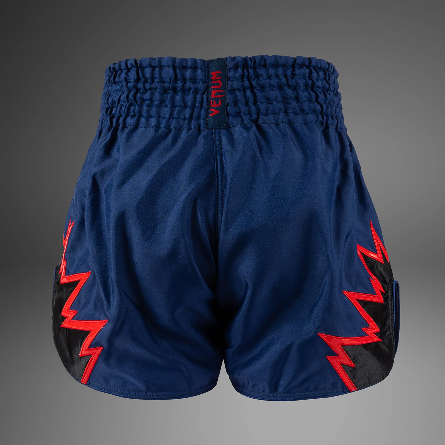 Venum Inferno Muay Thai Shorts - Royal Blue/Red/Black - Image 3