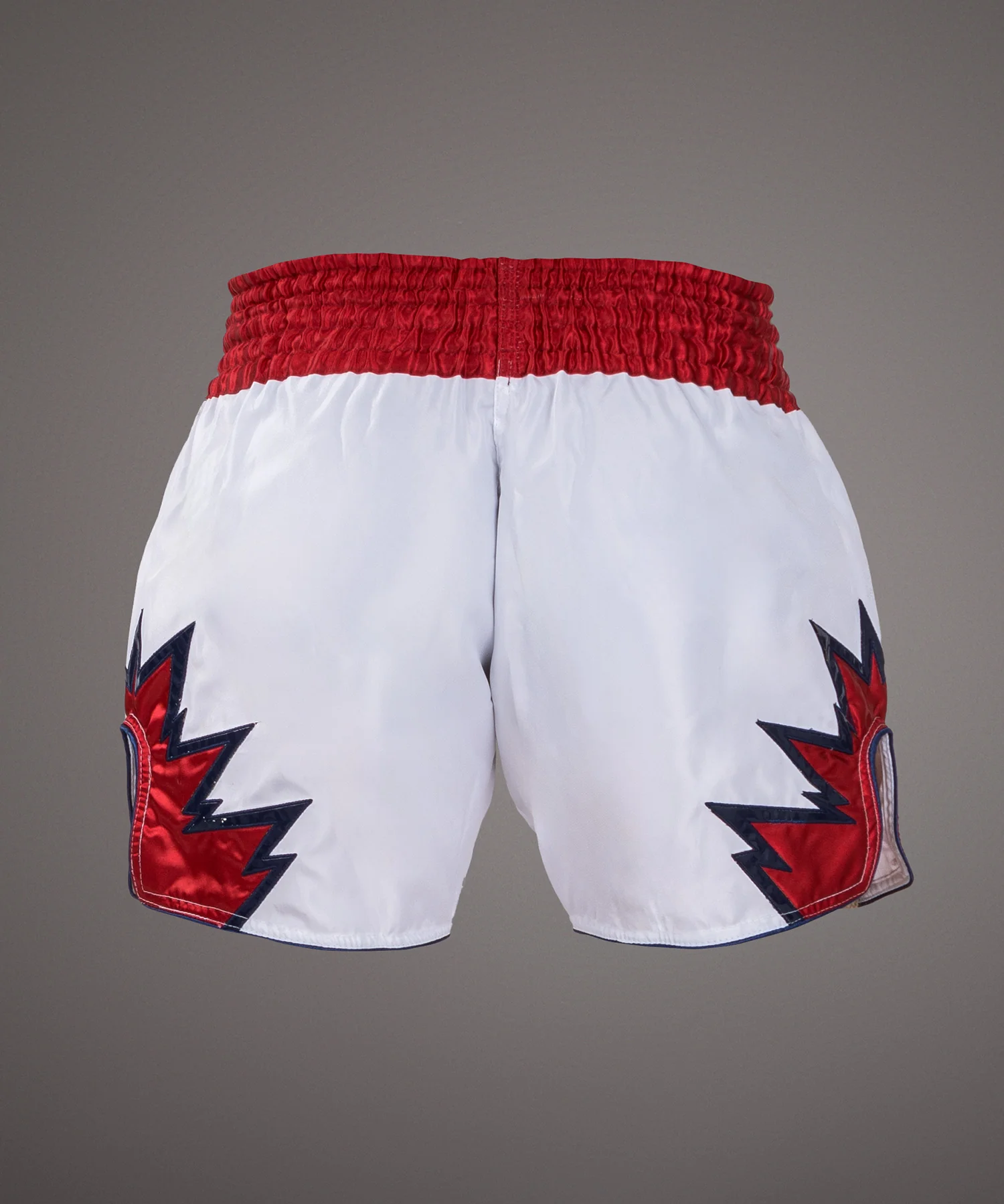 Venum Inferno Muay Thai Shorts - White/Red - Image 2
