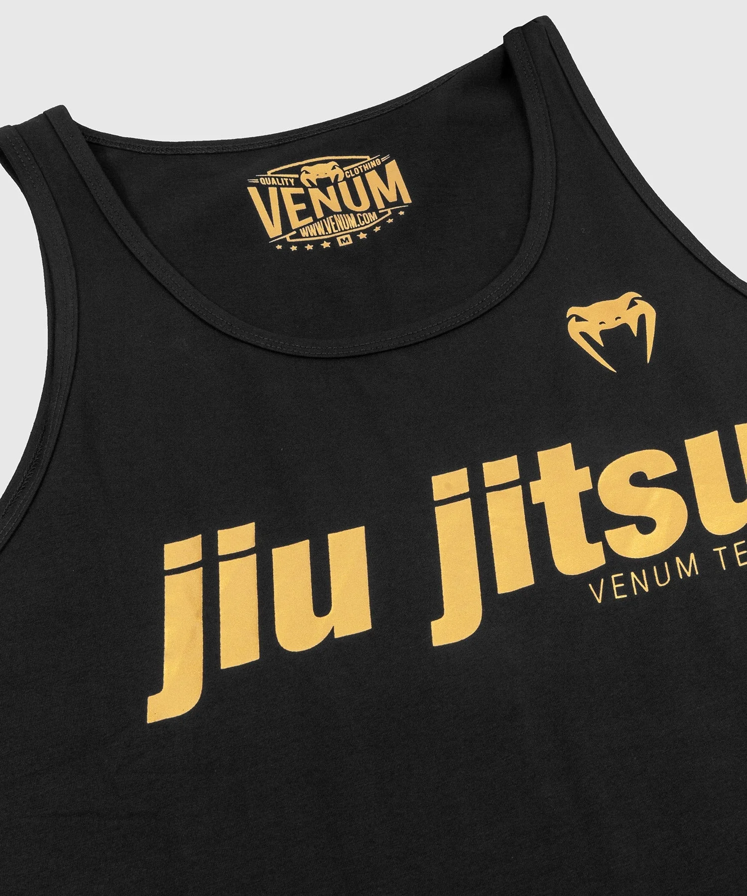 Venum JiuJitsu VT Tank Top - Black/Gold - Image 4