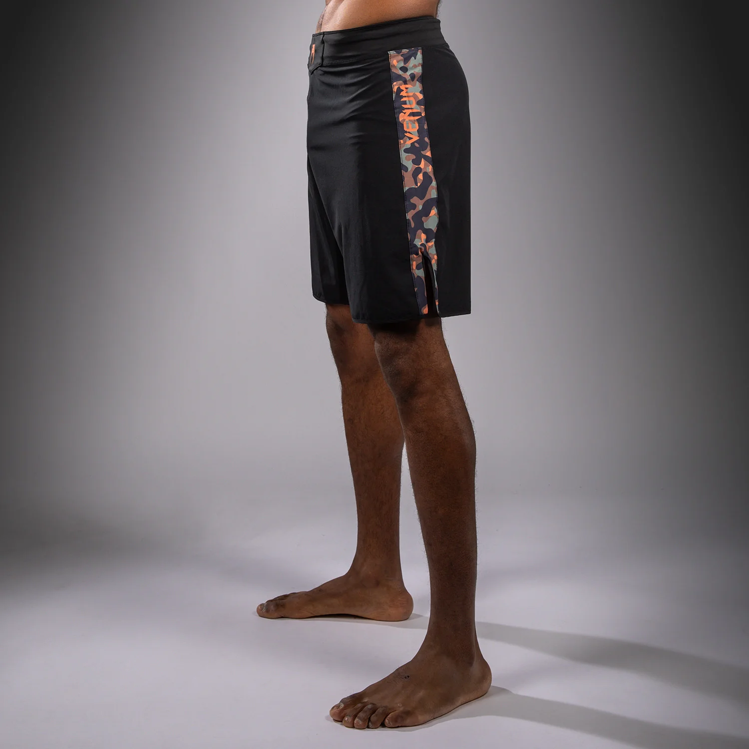 Venum Jungle Ops FightShorts - Black/Khaki Camo - Image 2