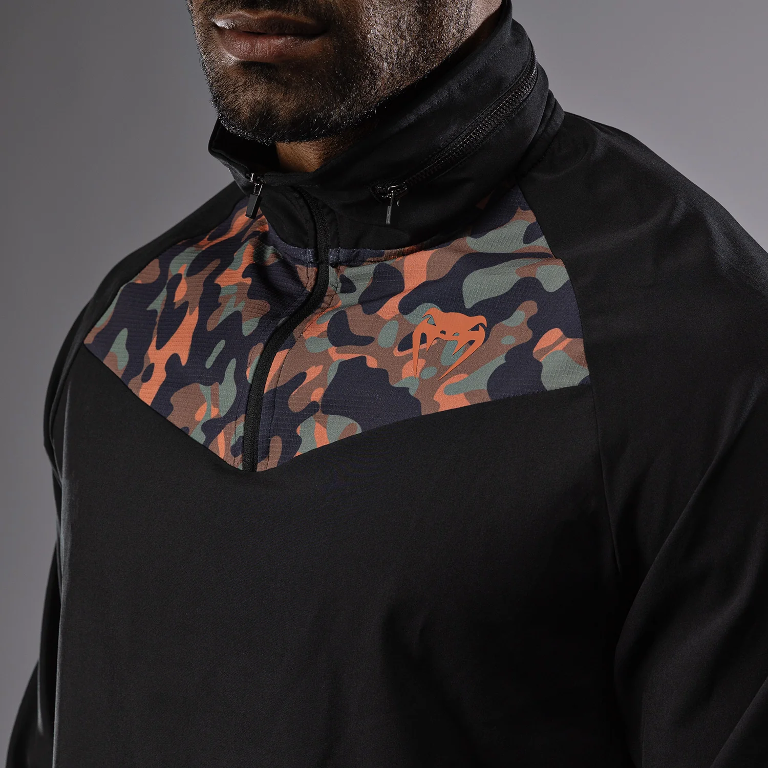 Venum Jungle Ops Track Jackets - Black/Khaki Camo - Image 2