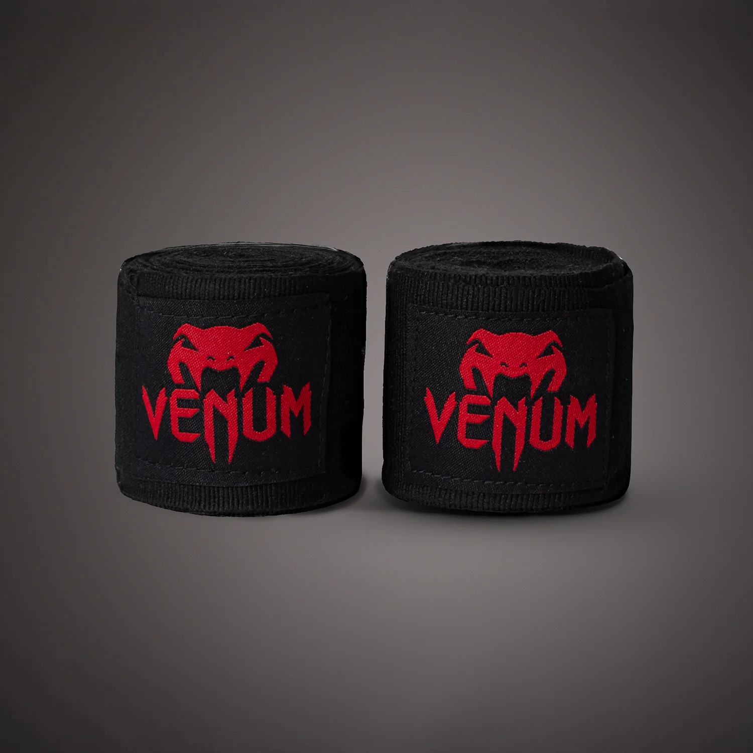Venum Kontact Boxing Hand Wraps - Black/Red - 2.5m (98 in) - Image 2