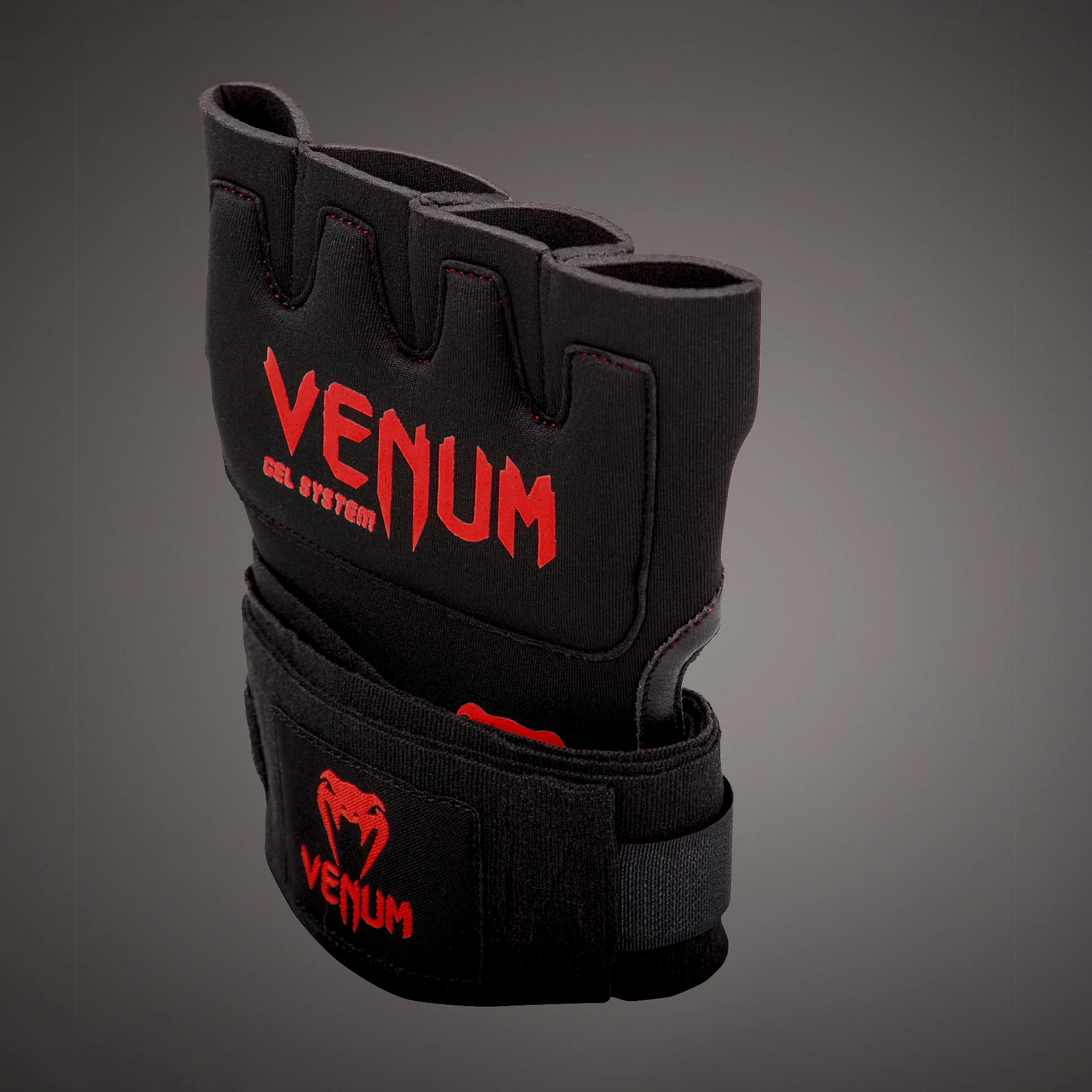 Venum Gel Kontact Quick Wraps - Black/Red - Image 2