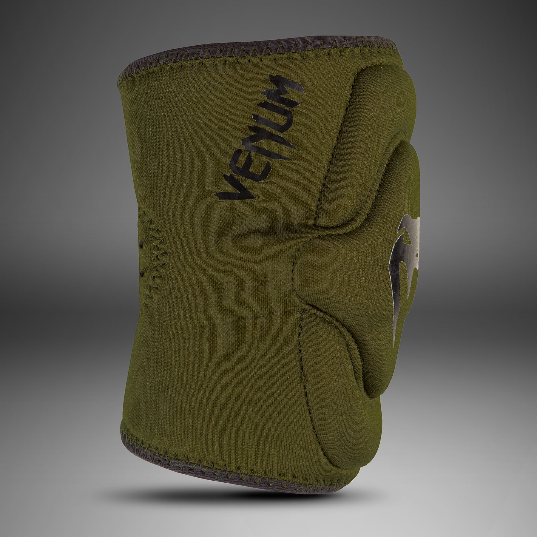 Venum Kontact Gel Knee Pad - Khaki/Black - Image 4