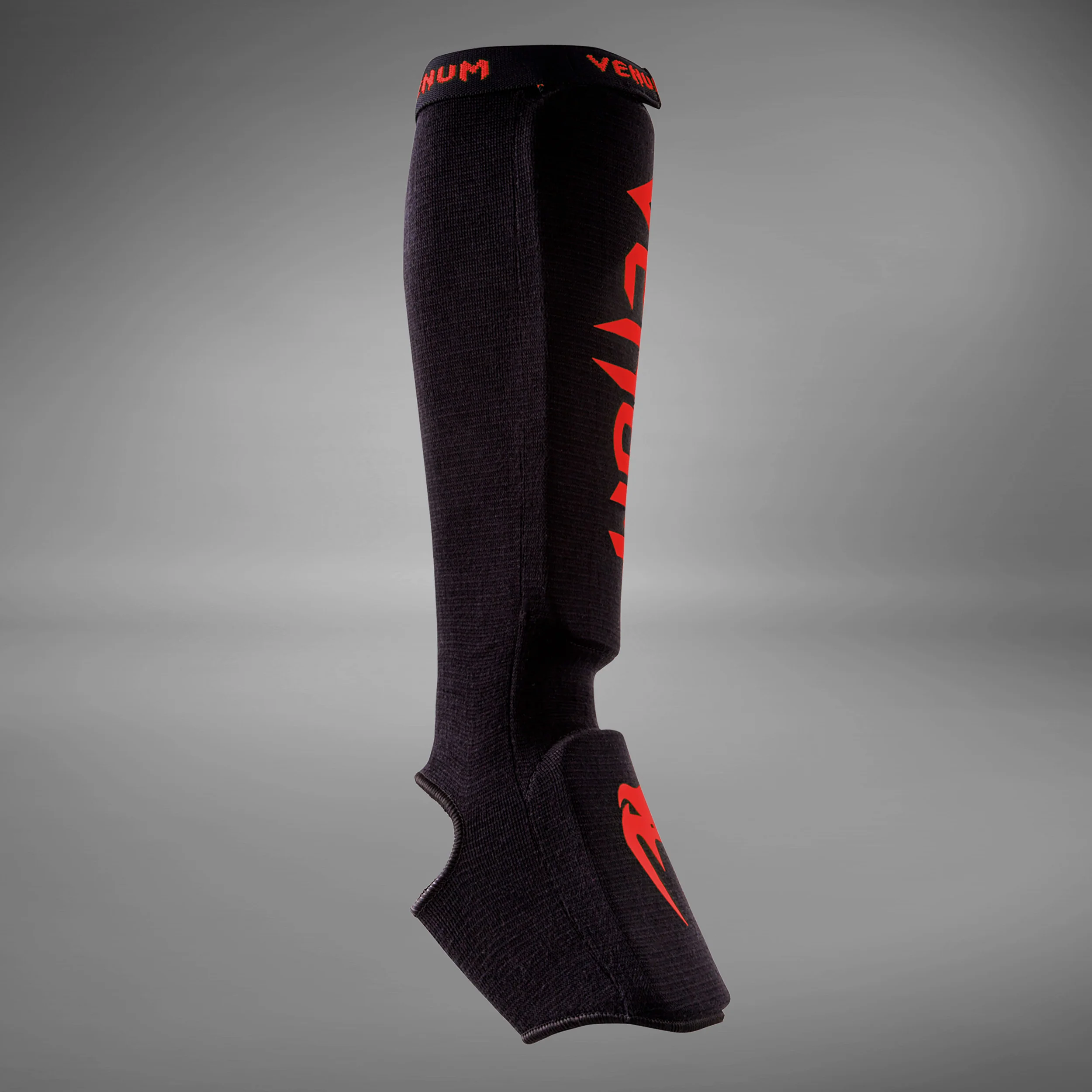 Venum Kontact Shin Guards - Black/Red - Image 3
