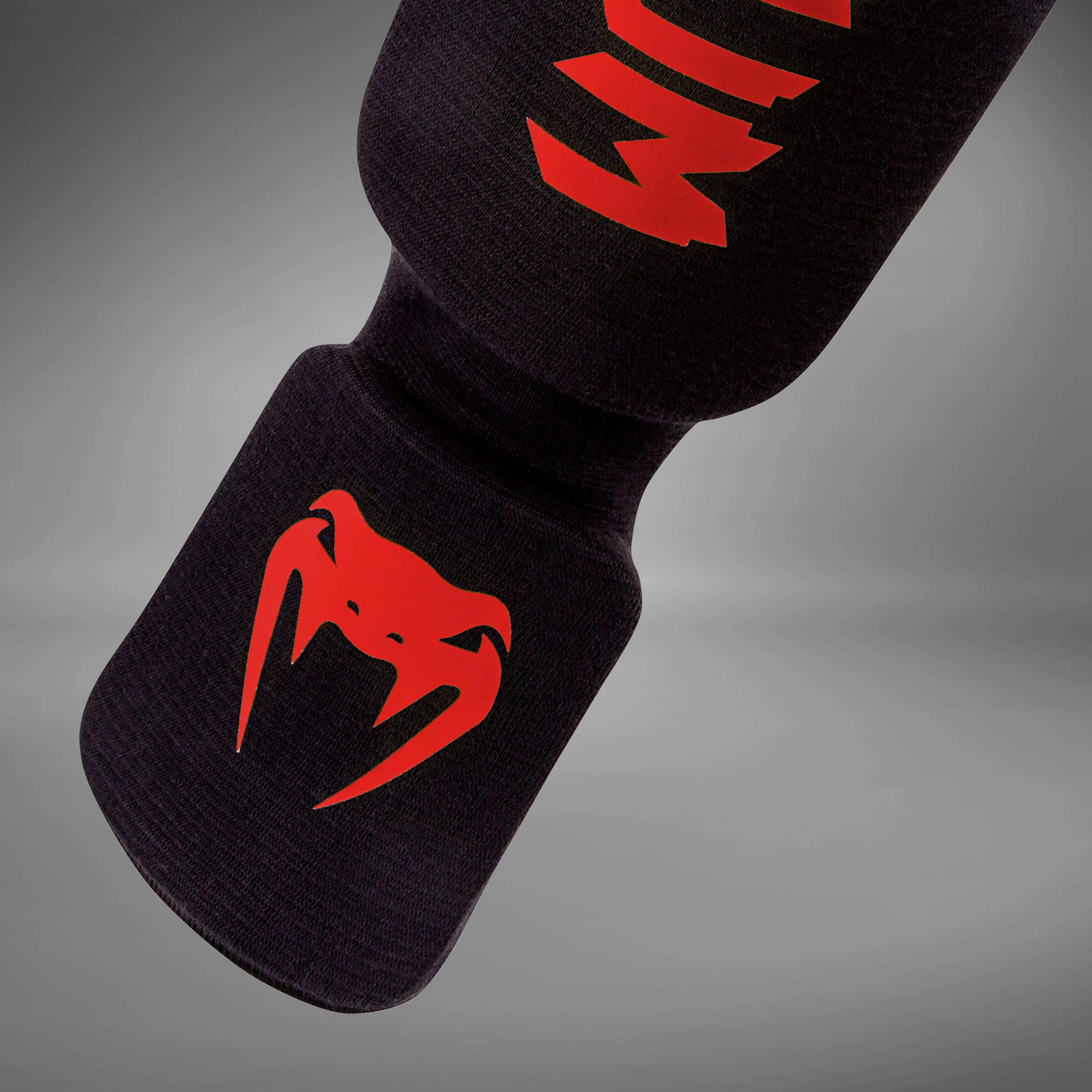 Venum Kontact Shin Guards - Black/Red - Image 6