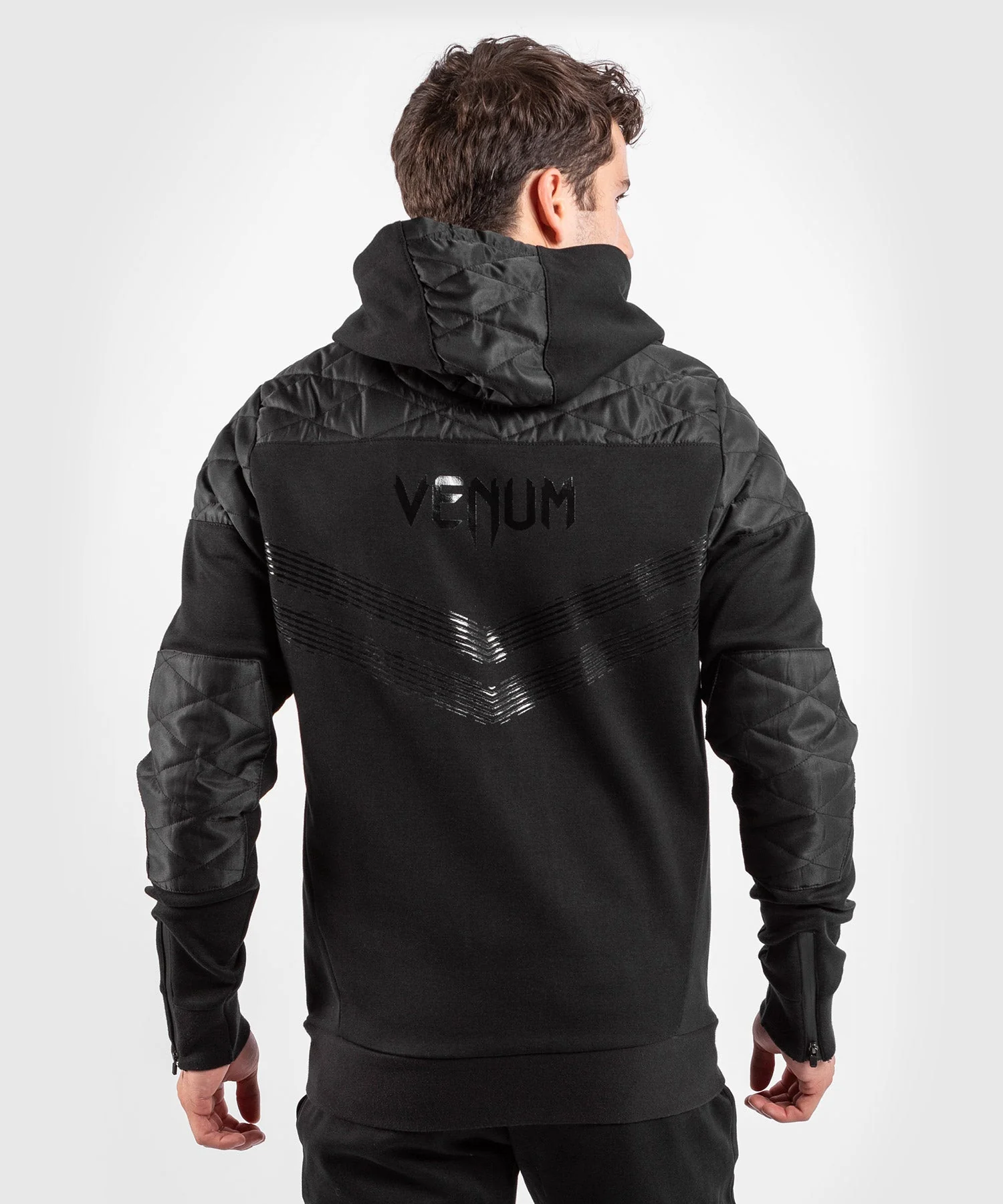Venum Laser 2.0 Hoodie - Black/Black - Image 2