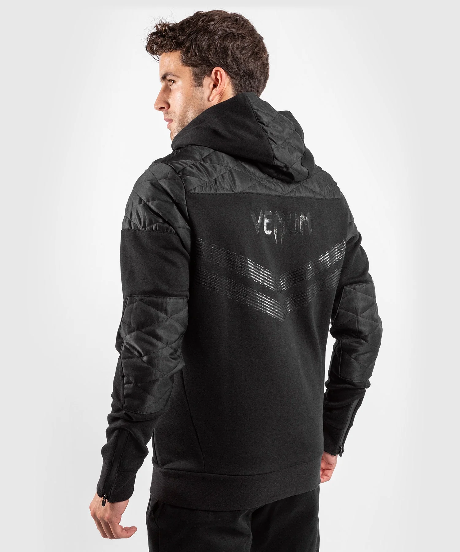 Venum Laser 2.0 Hoodie - Black/Black - Image 5