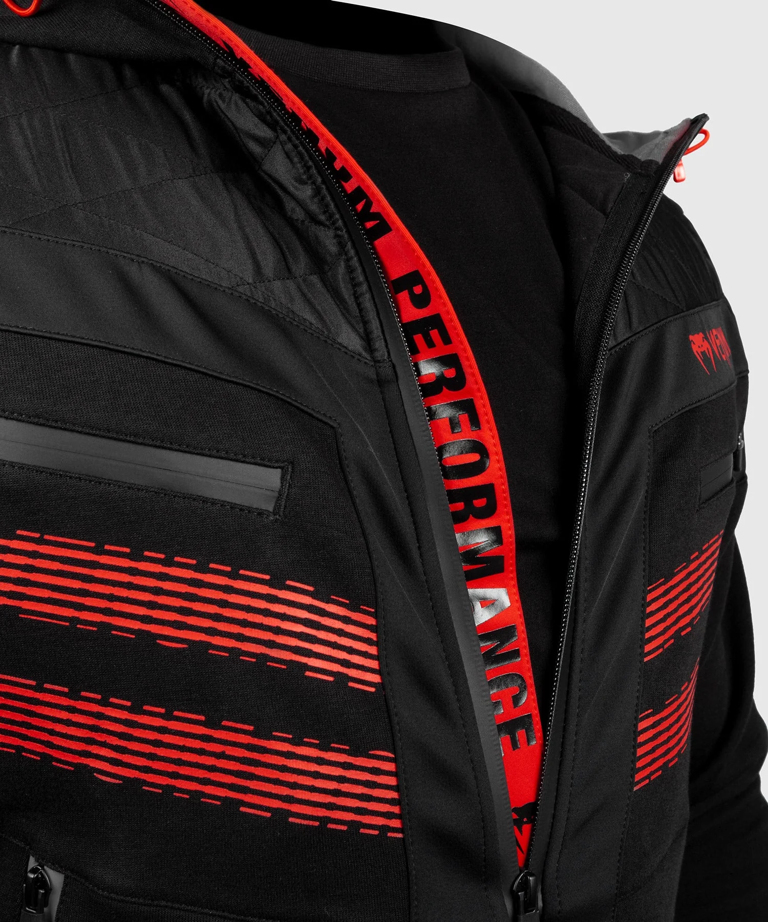 Venum Laser 2.0 Hoodie - Black/Red - Image 5