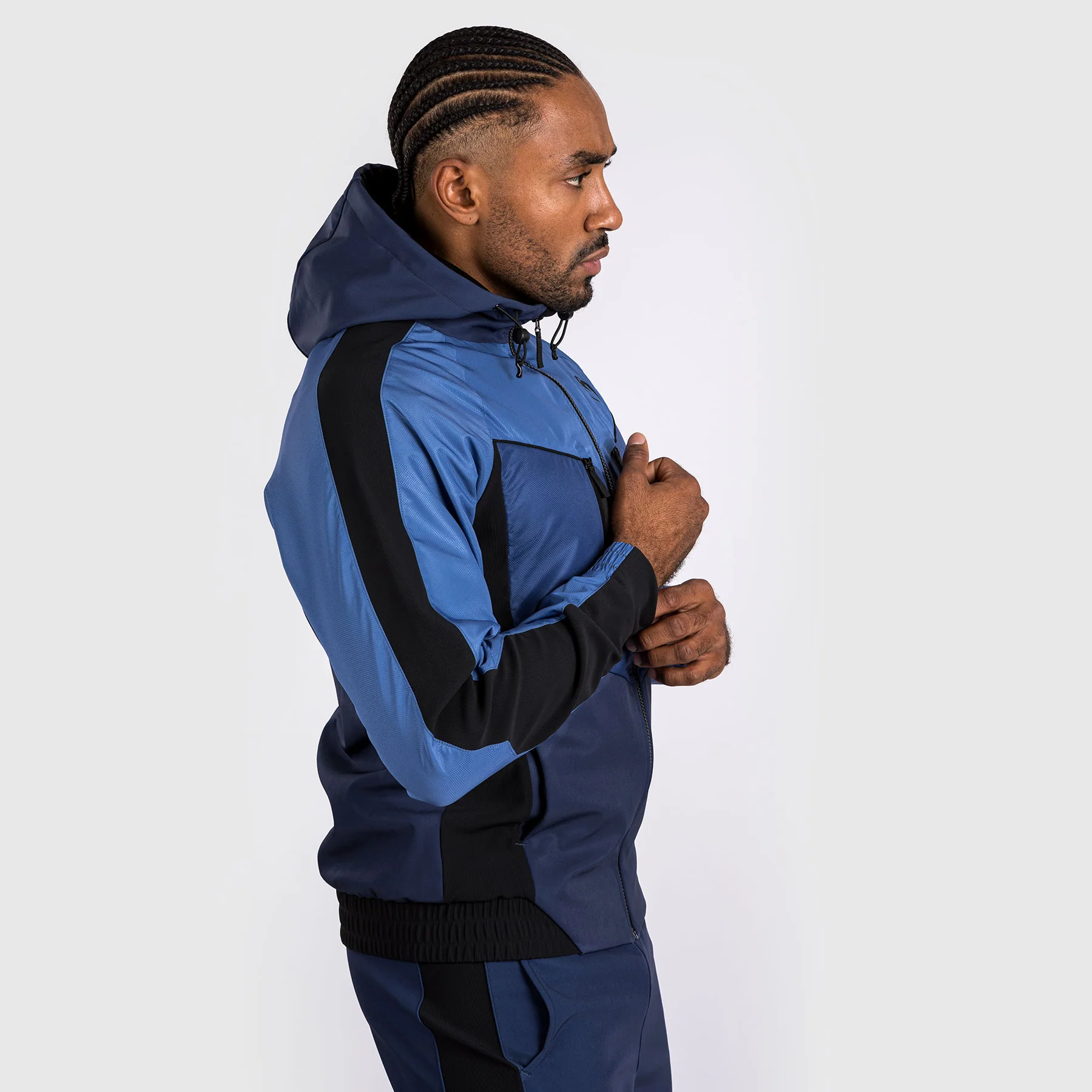 Venum Laser 3.0 Track Jacket - Black/Blue - Image 5