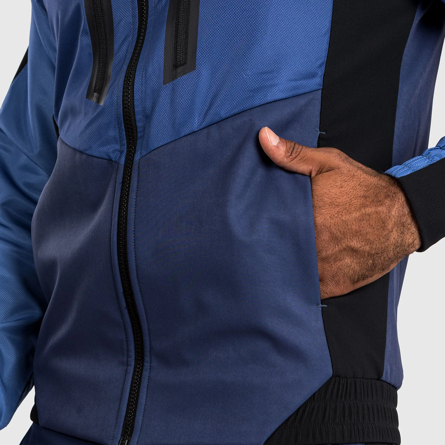 Venum Laser 3.0 Track Jacket - Black/Blue - Image 8