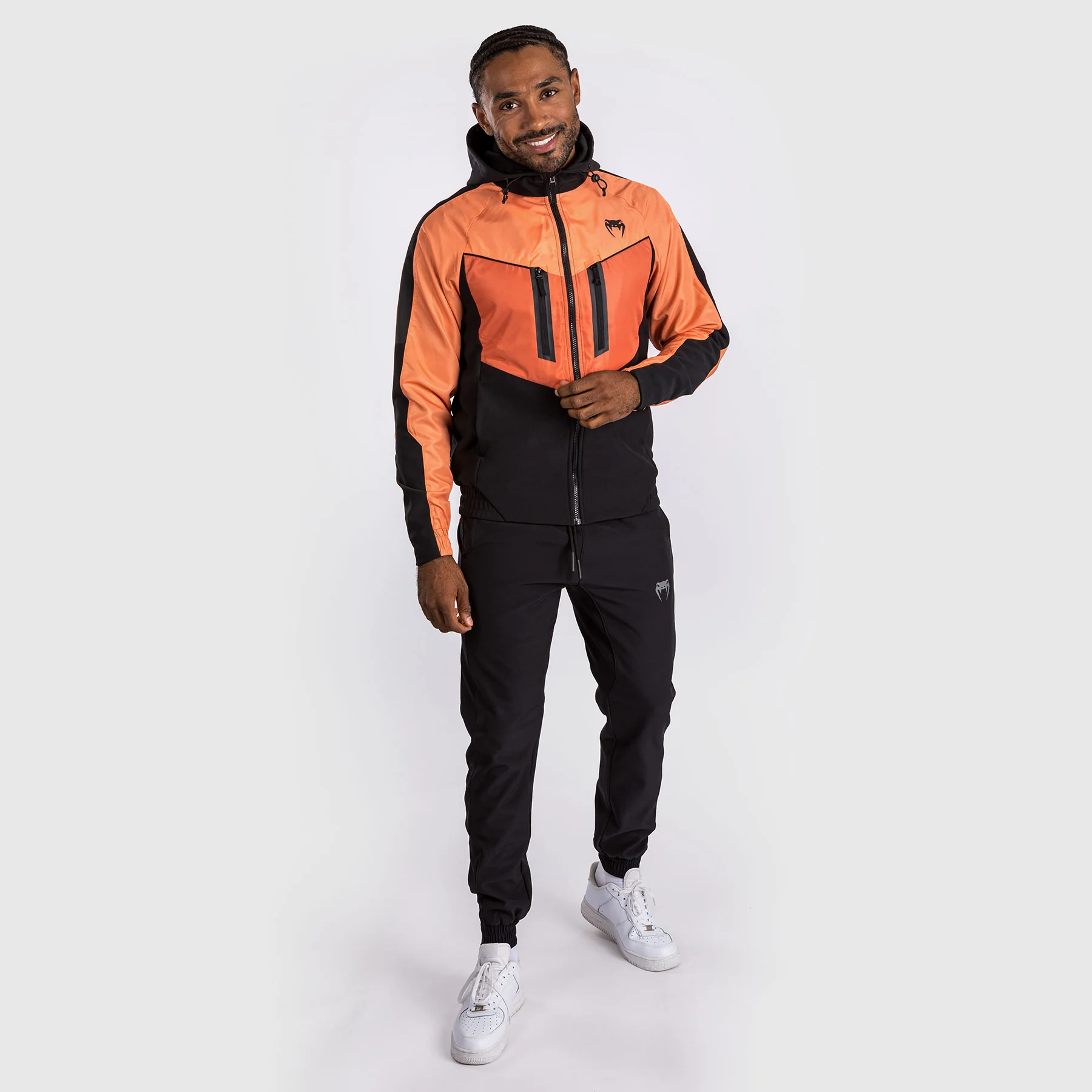 Venum Laser 3.0 Track Jacket - Black/Orange - Image 4
