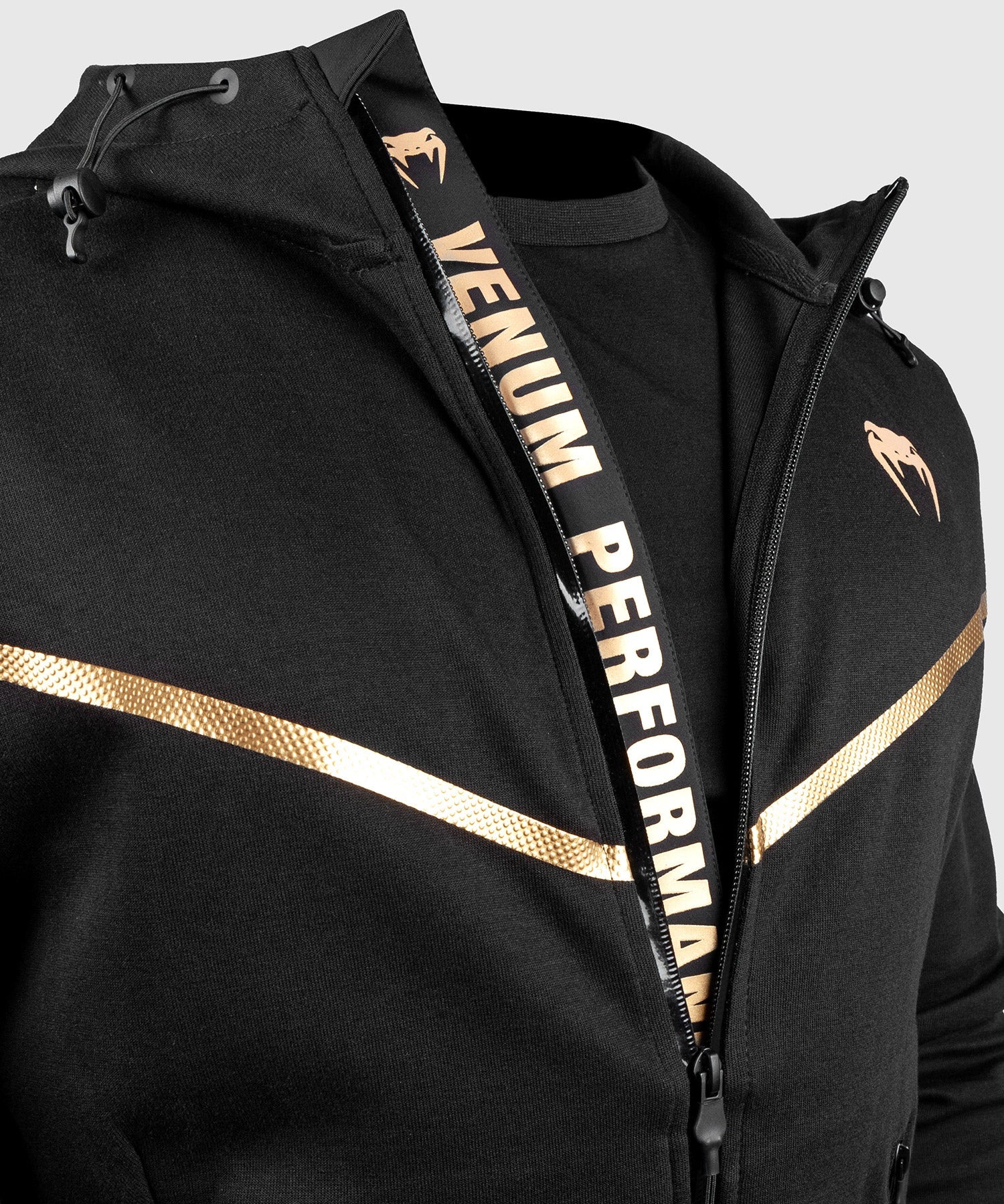 Venum Laser Evo Hoodie - Black/Gold - Image 7