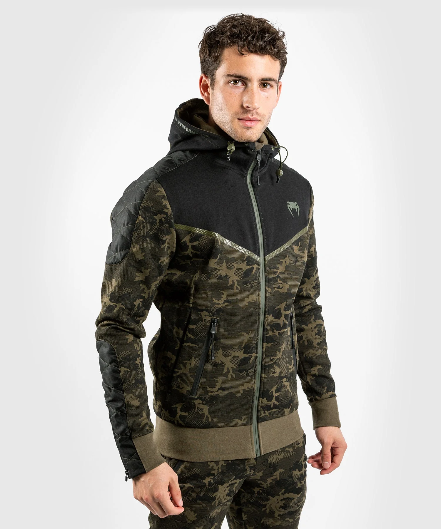 Venum Laser Evo Hoodie - Khaki camo - Image 3