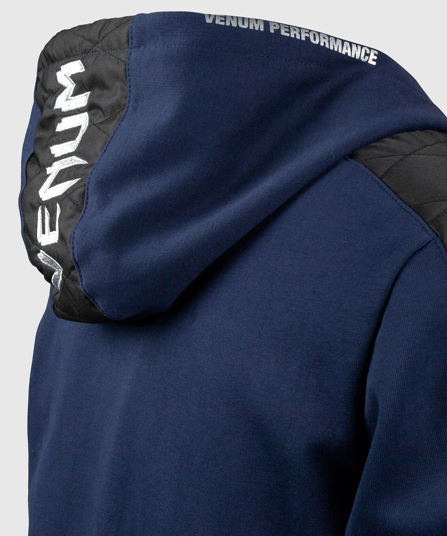Venum Laser Evo Hoodie - Navy/Silver - Image 5