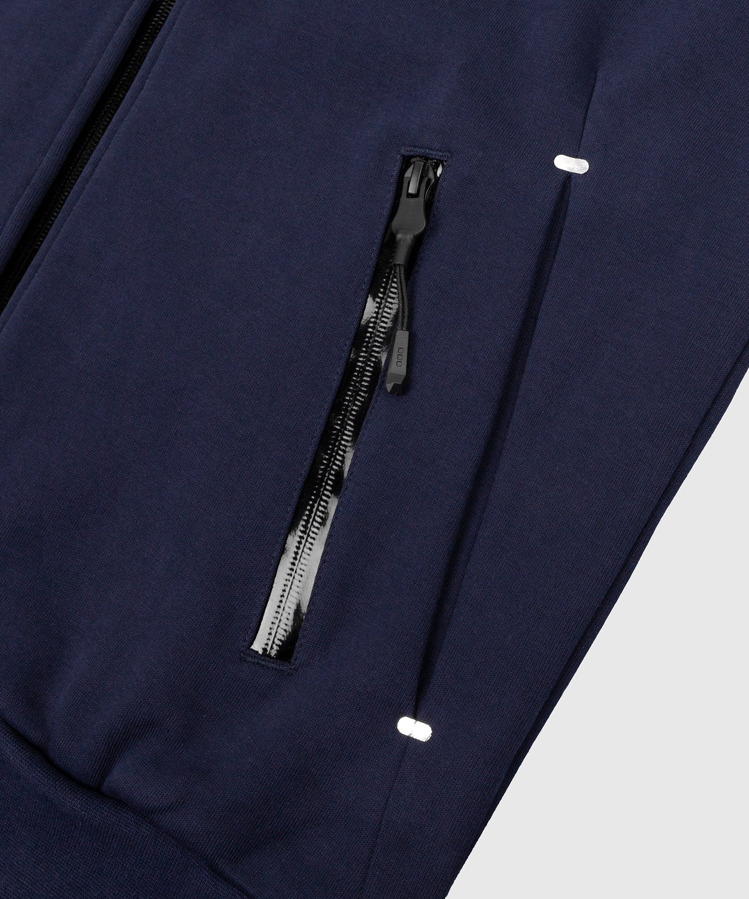 Venum Laser Evo Hoodie - Navy/Silver - Image 6