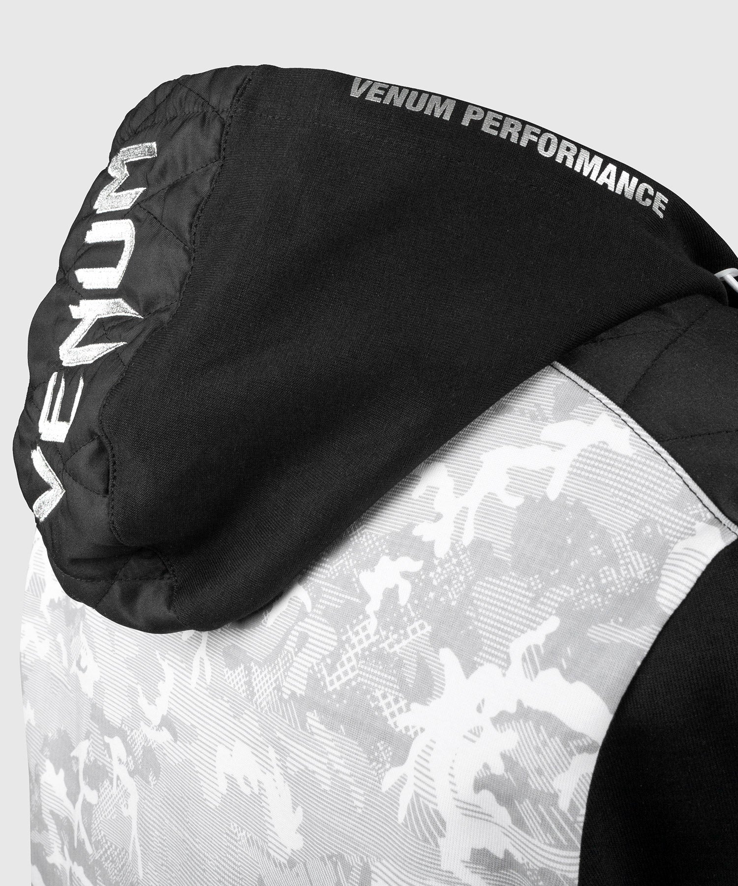 Venum Laser Evo Hoodie - White/Black - Image 5