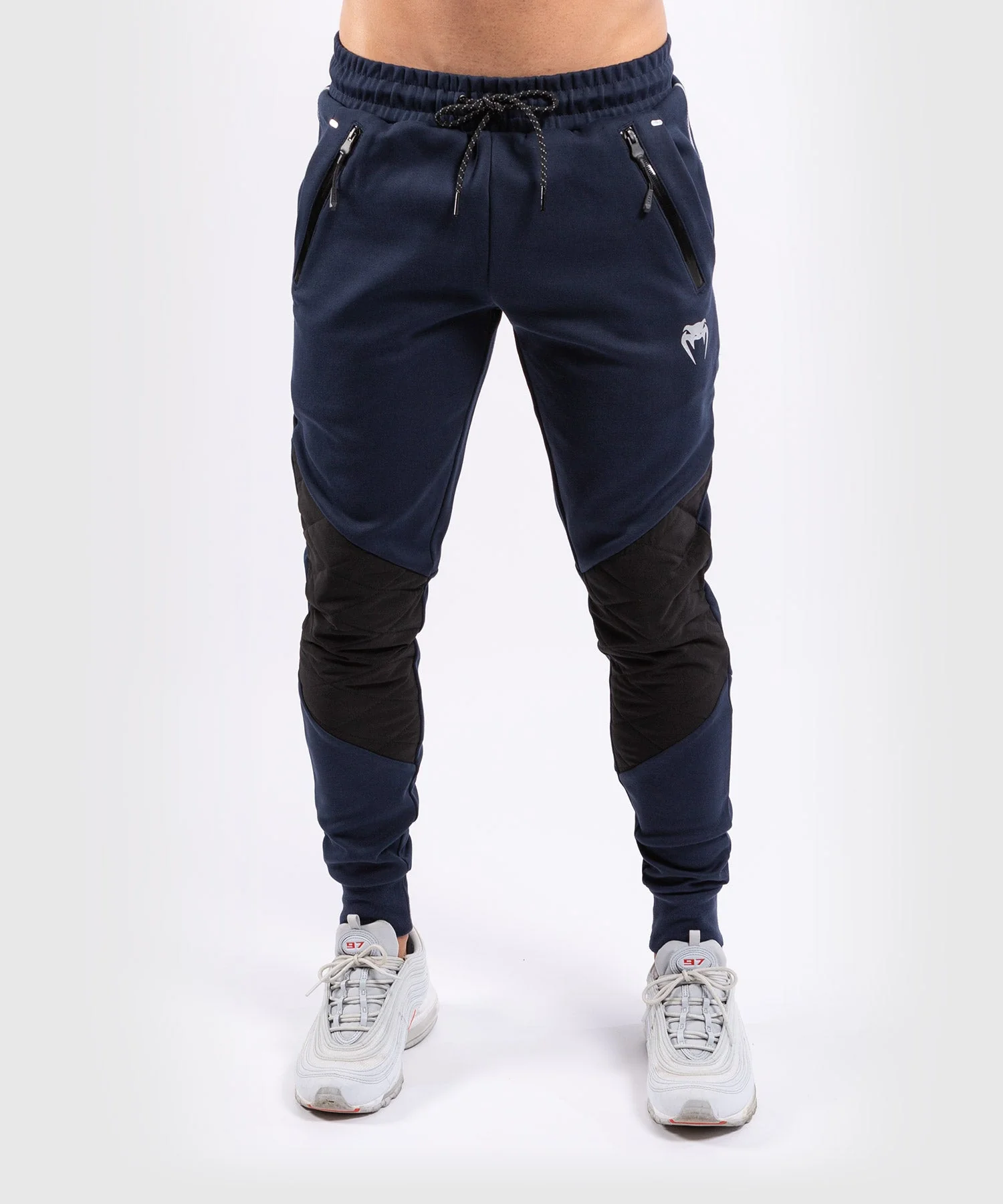 Venum Laser Evo Joggers - Navy/Silver - Image 3