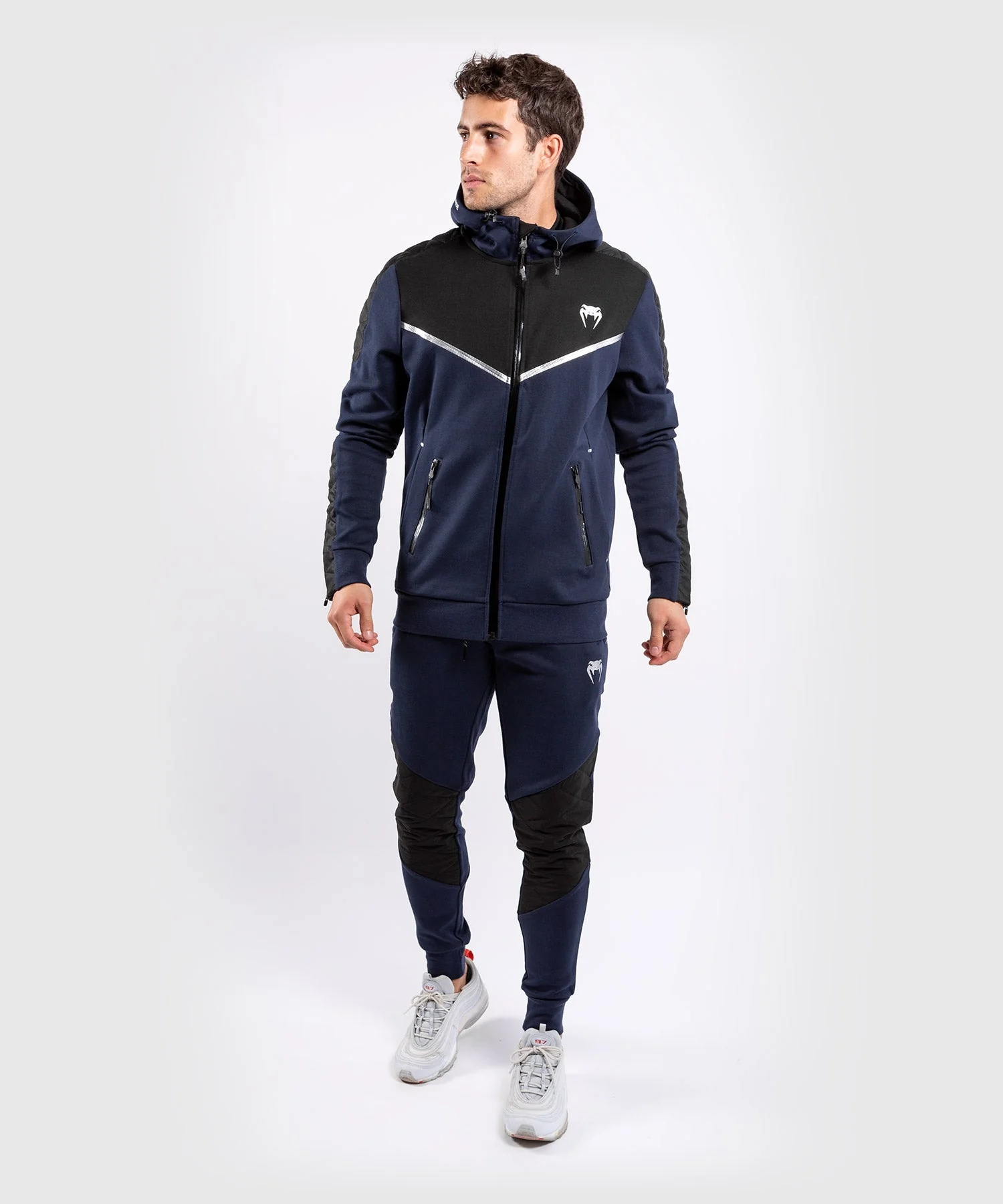 Venum Laser Evo Joggers - Navy/Silver - Image 8