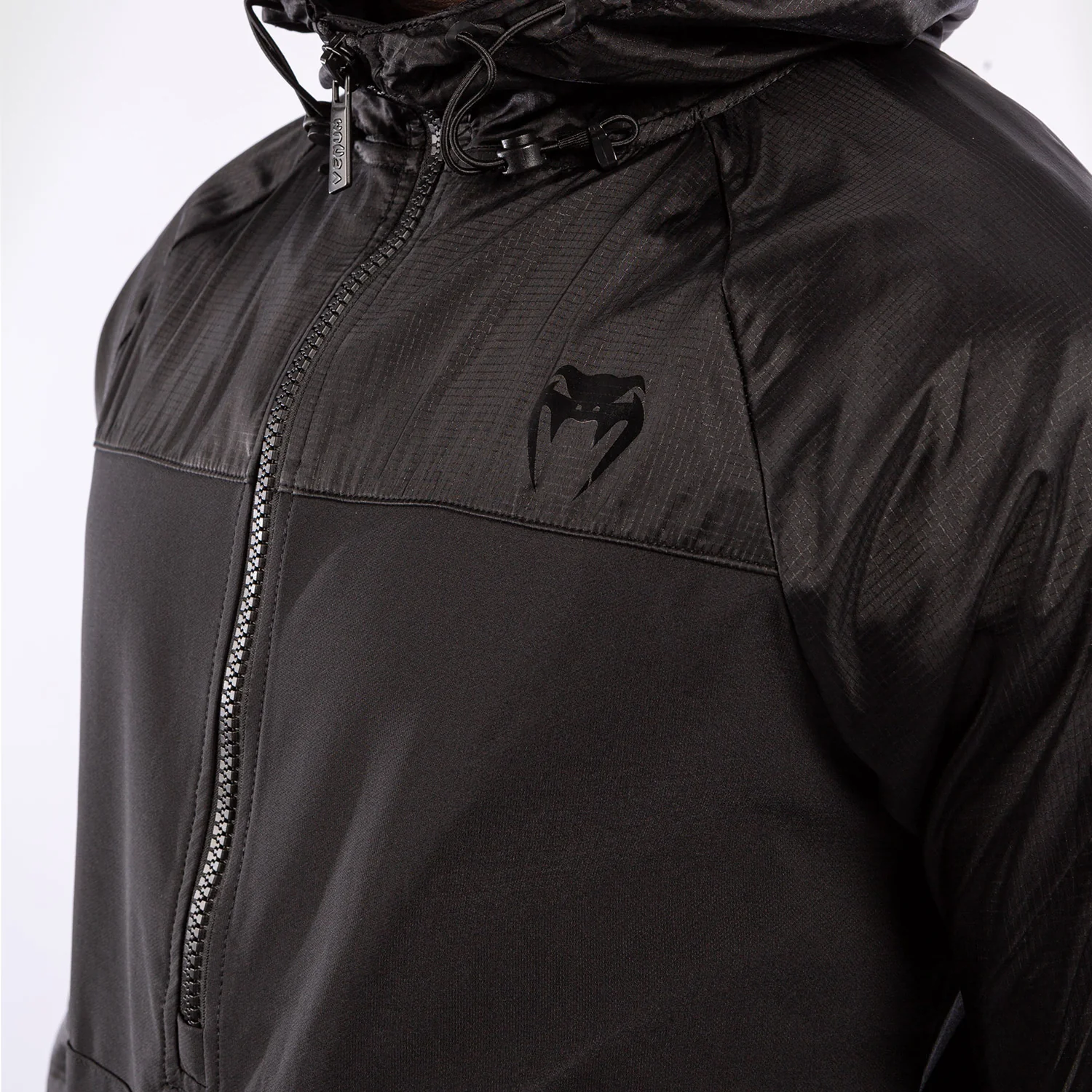 Venum Laser XT Hoodie – Black/Black - Image 4