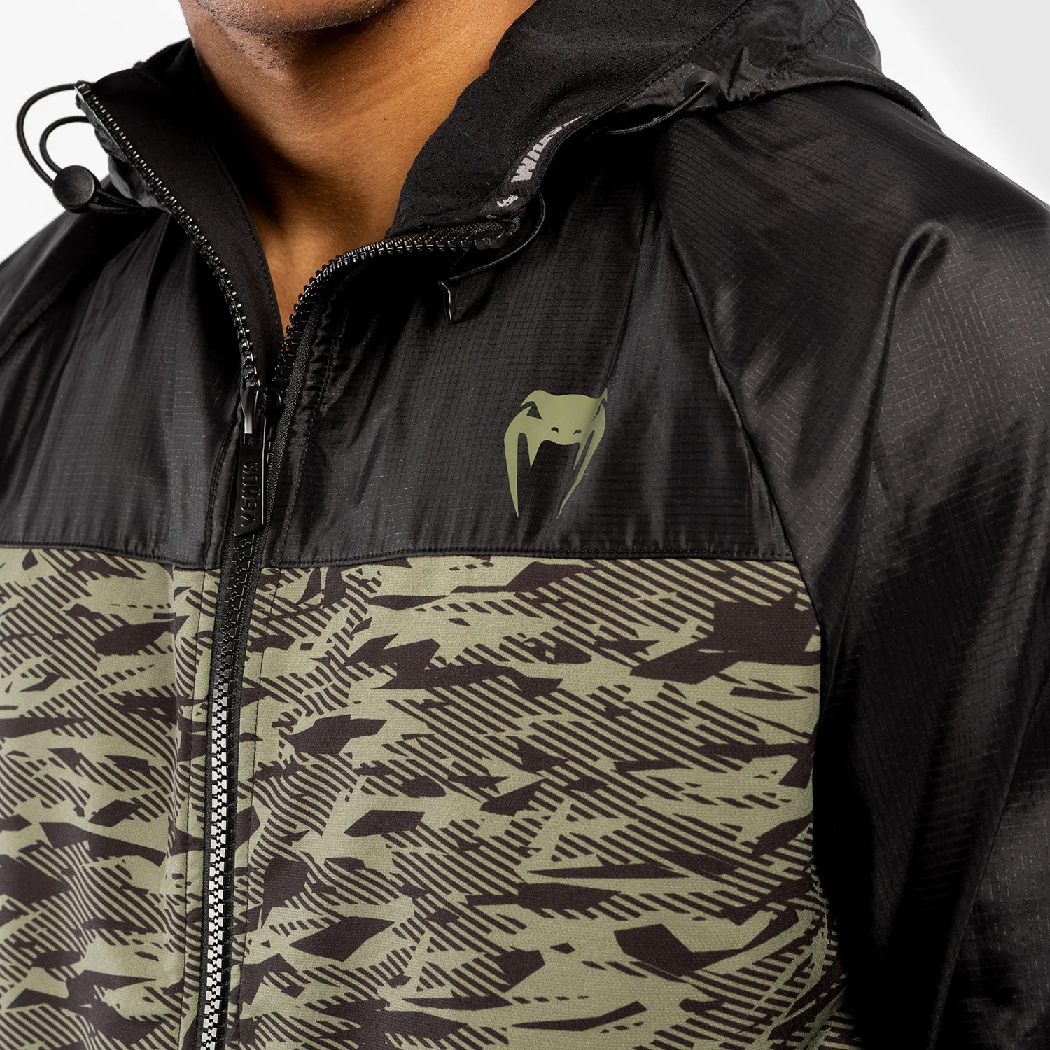 Venum Laser XT Hoodie – Black/Forest Camo - Image 7