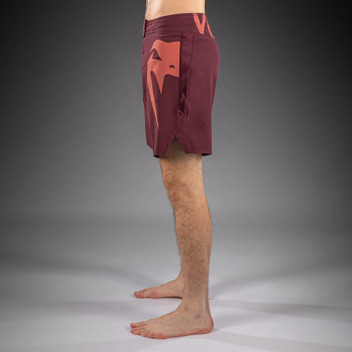 Venum Light 5.0 Fightshorts - Dark Brown/Terracota - Image 2
