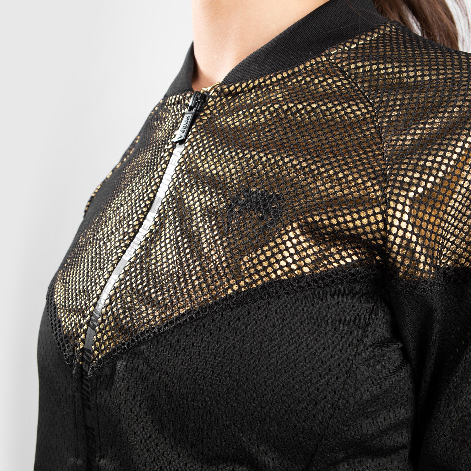 Venum Lightning Mesh Jacket - For Women - Black/Gold - Image 8