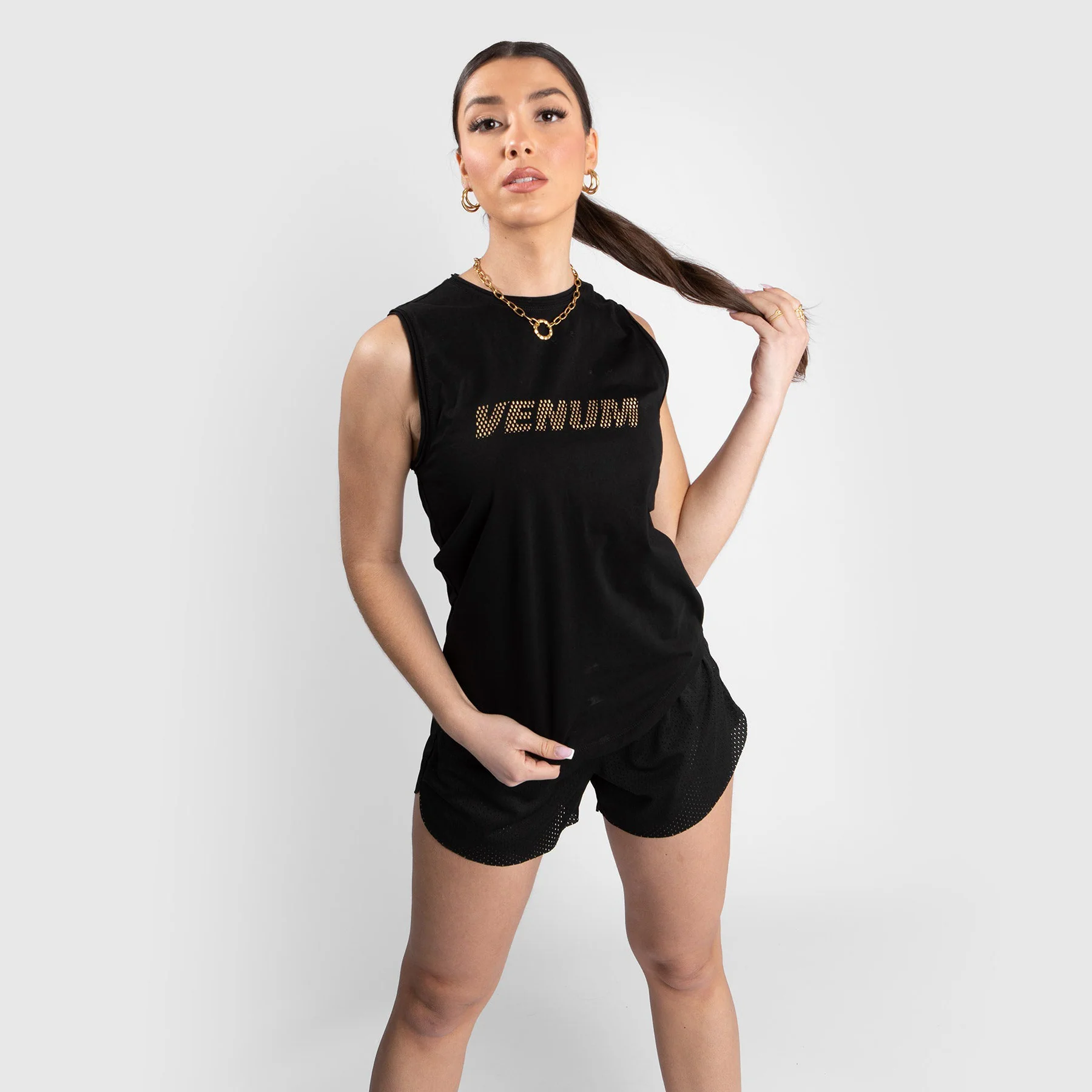 Venum Lightning Tank Top - For Women - Black/Gold