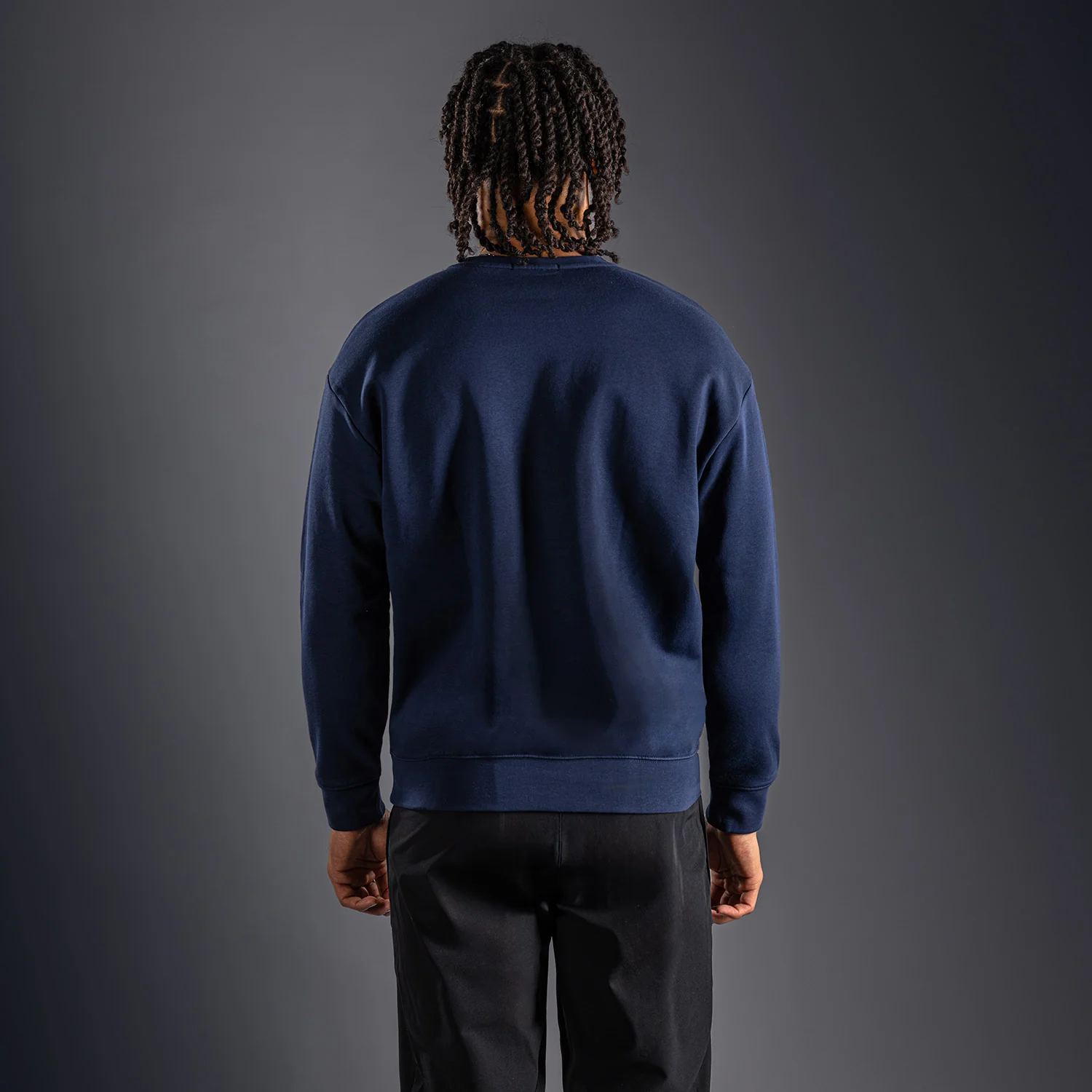 Venum Lineup Fleece Crew Navy - Blue/White - Image 4