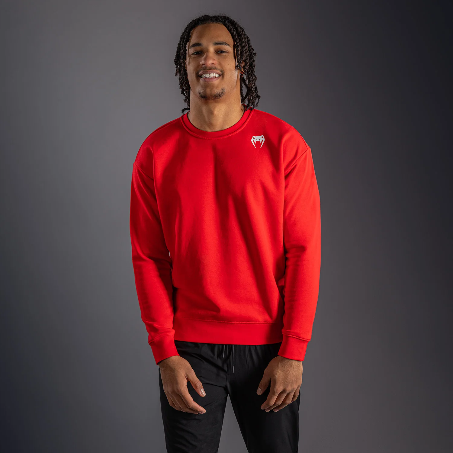 Venum Lineup Fleece Crew - Red/White