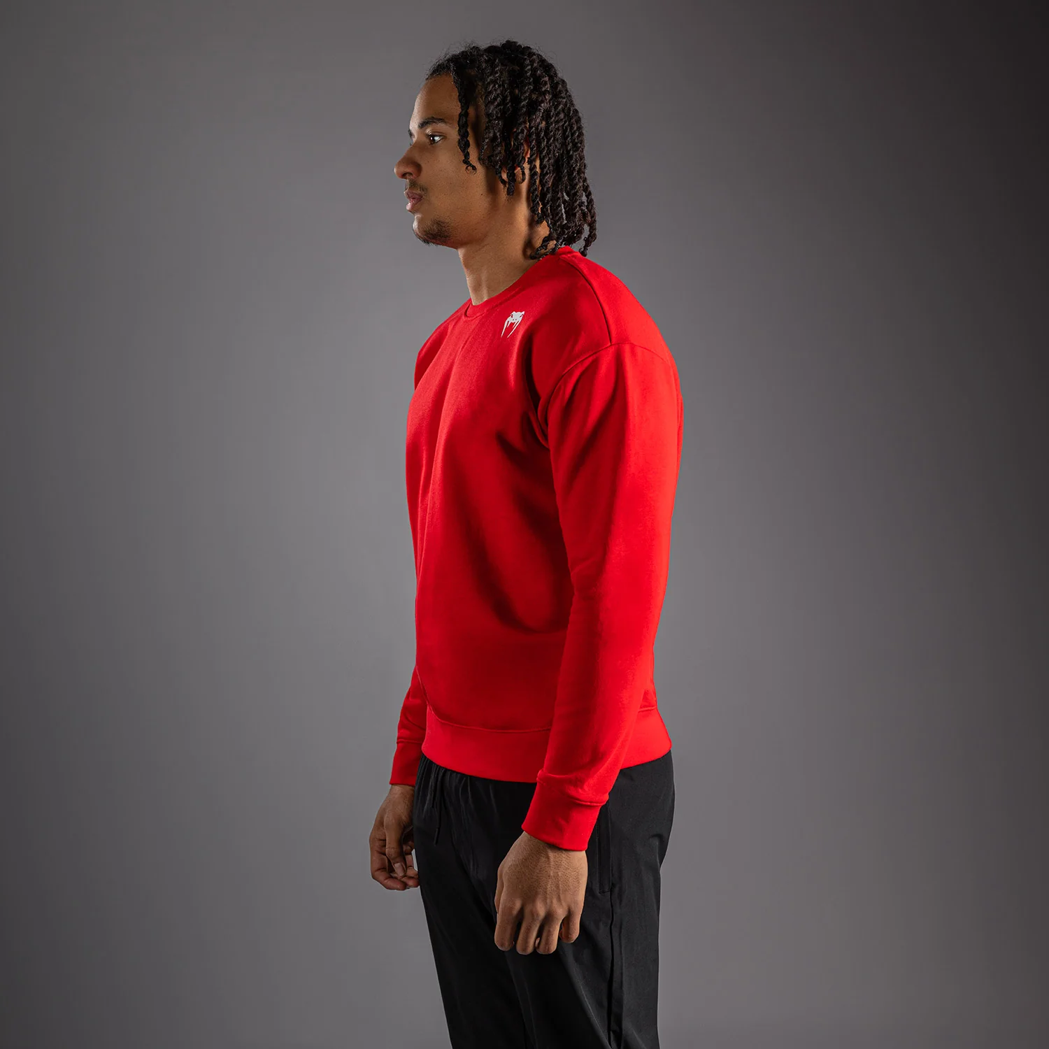 Venum Lineup Fleece Crew - Red/White - Image 2