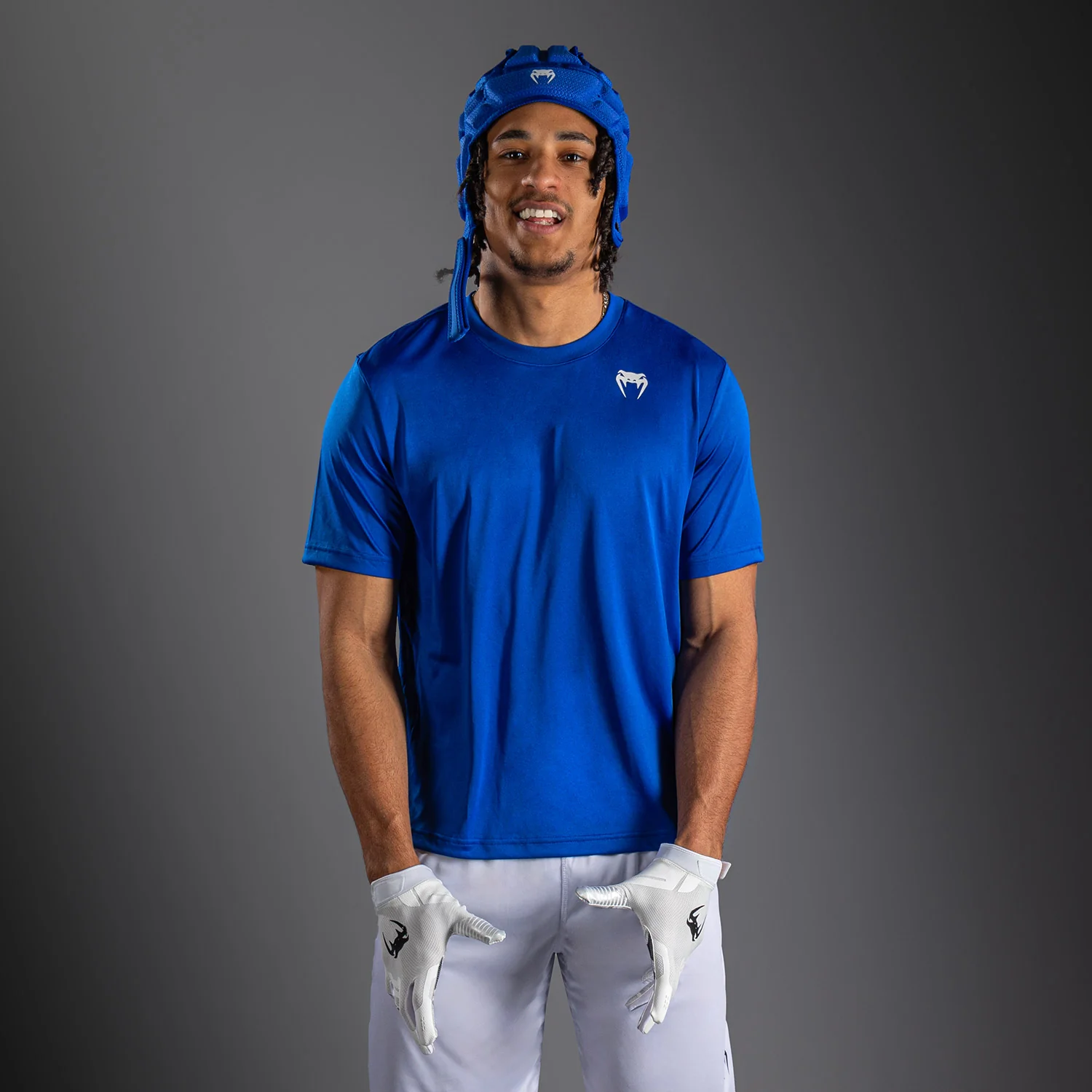 Venum Lineup Performance Short Sleeve T-Shirt Royal - Blue/White