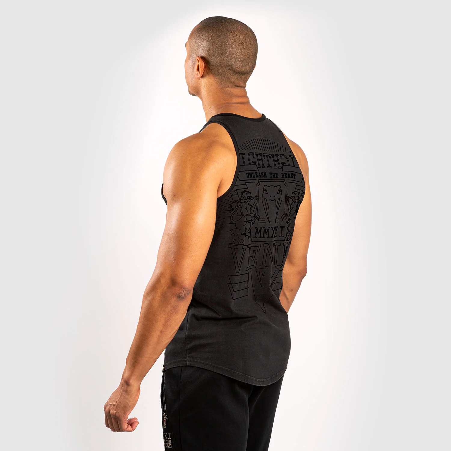 Venum Lions21 Tank Top - Black/Black - Image 4