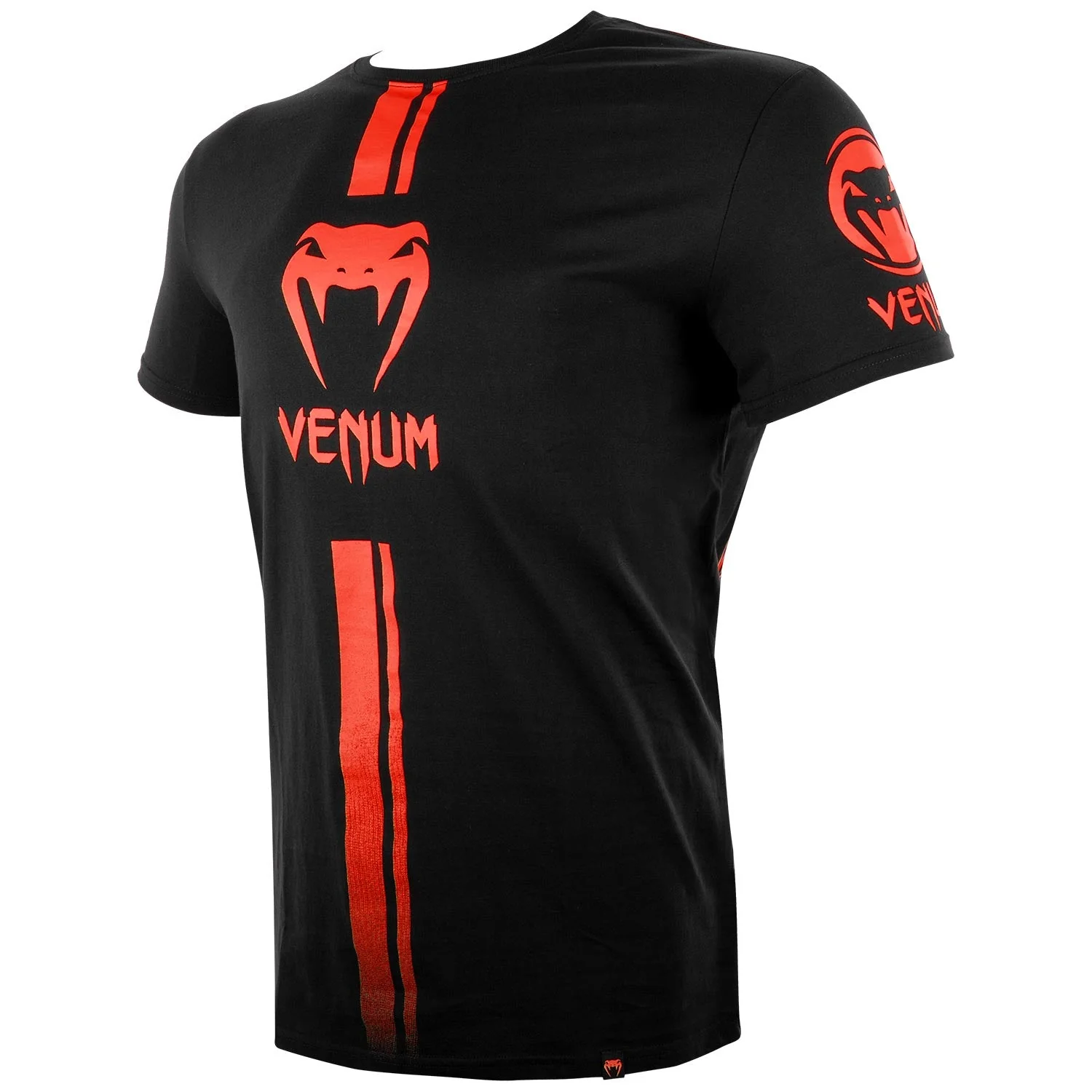 Venum Logos T-shirt - Black/Red - Image 2